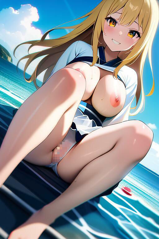 サンプル画像3:4人の美少女のエッチな水辺の肢体(アイドル・マイスター) [d_488807]