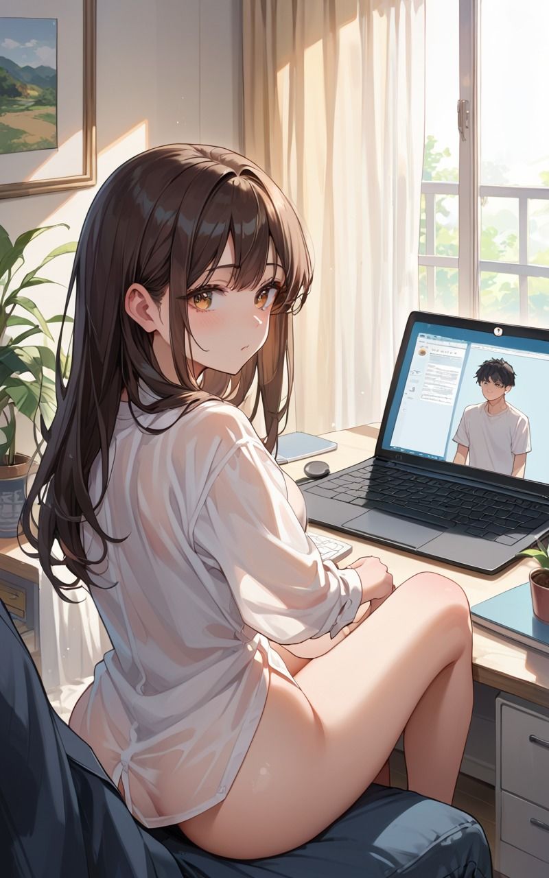 サンプル画像4:清楚な先輩と残業後のNTR中出し淫乱性行為(ココナッツ) [d_488868]