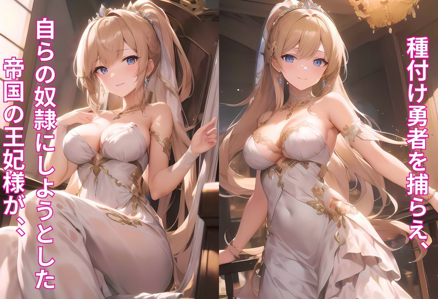 サンプル画像2:パコパコ王国の王妃様がチン棒に服従した件〜奴●が快楽死するまで搾り取るど変態美女編〜(転生したら種付け勇者だった件) [d_488945]