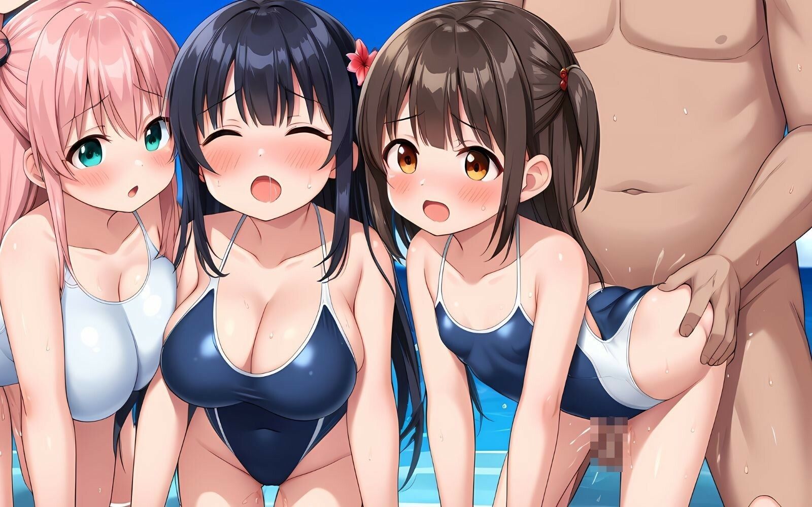 サンプル画像3:ハーレム水泳部(hassanH2) [d_489008]