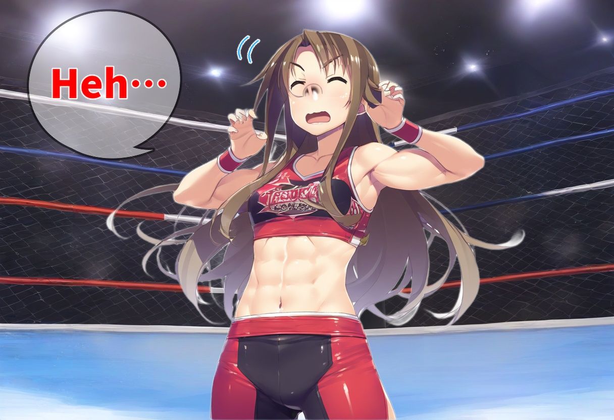 サンプル画像6:くしゃみ de プロレス（猪俣選手編） / Sneezing ang Wrestling （Ver. Inomata）(くしゃみフェチ専門店) [d_489011]