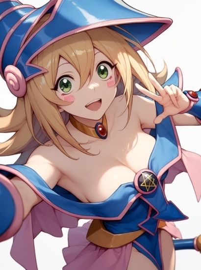 サンプル画像1:遊☆戯☆王のブラックマジシャンガールから送られてきた自撮り写真(自撮りサークル  イカスミ工房) [d_489022]