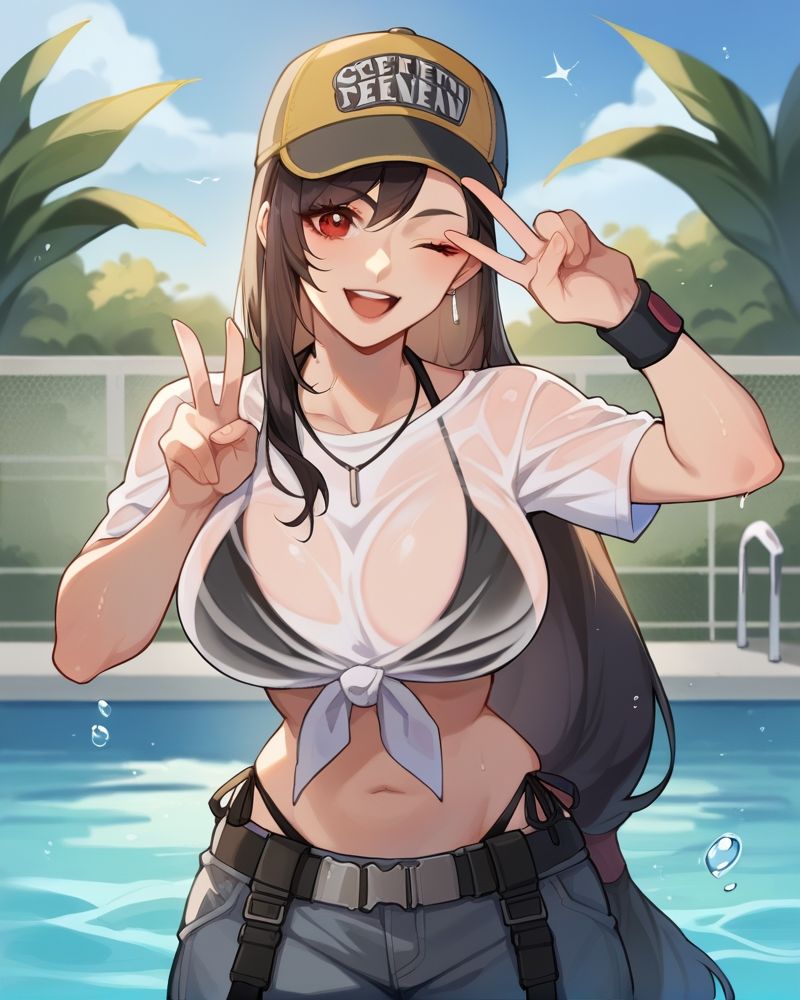 サンプル画像3:ティファさんの苦悩(ゆるふわ書店) [d_489036]