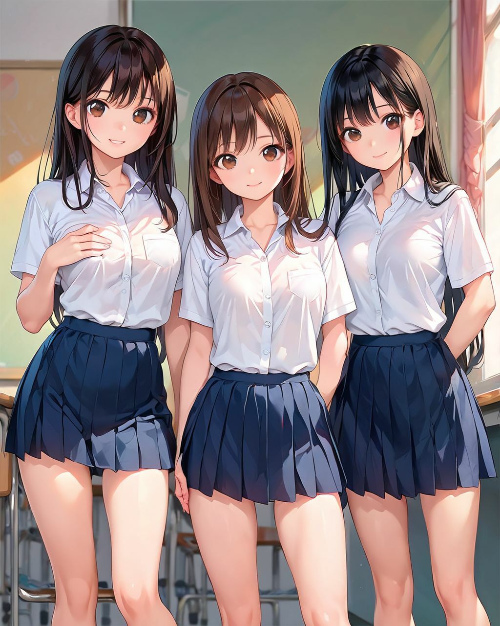 サンプル画像1:中出しやり放題・女子校生たちが俺のセフレになるまで！！(AI QUEEN) [d_489049]