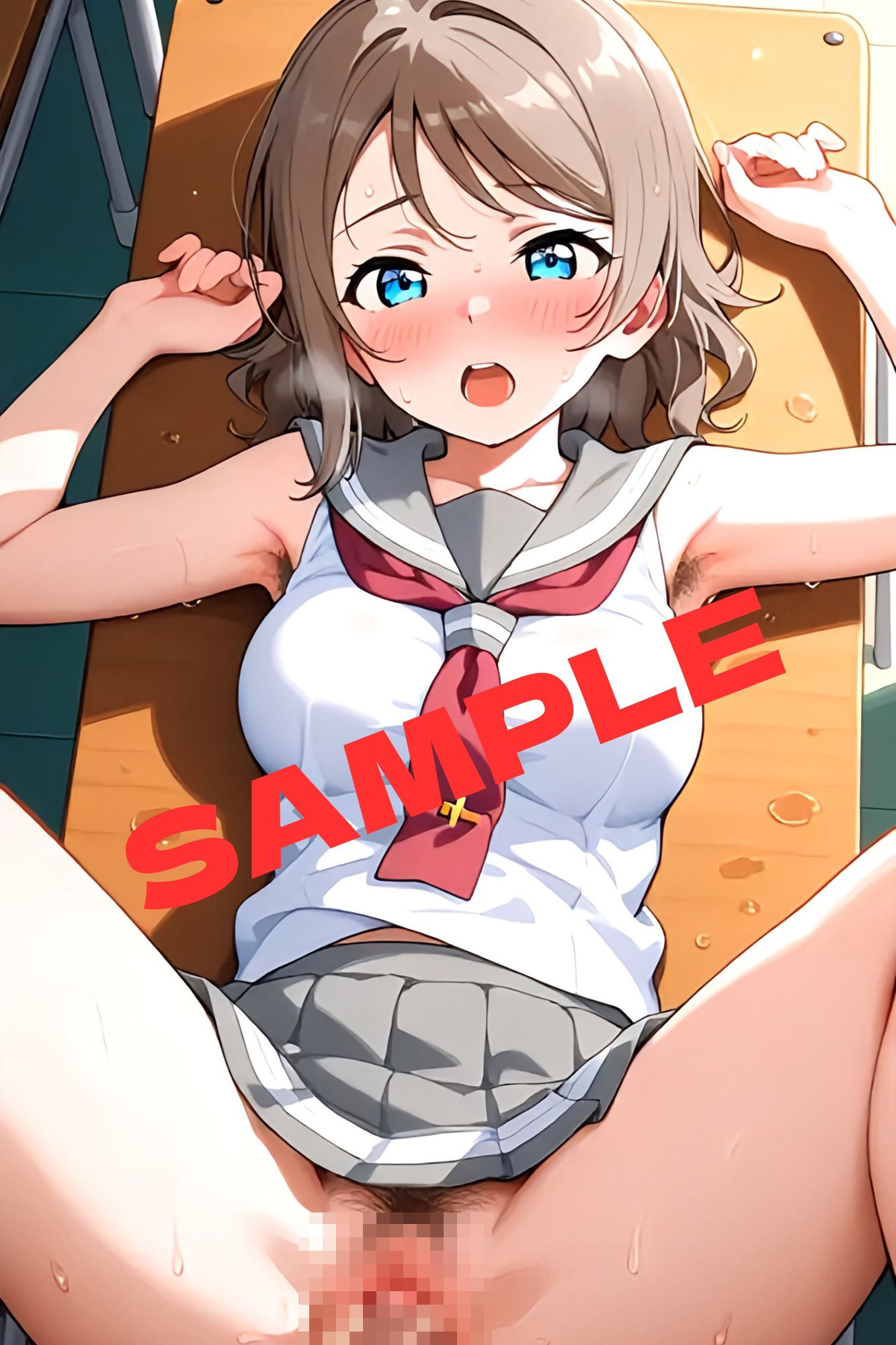 サンプル画像1:ムダ毛未処理系アイドル Aqours(かわいあい) [d_489055]