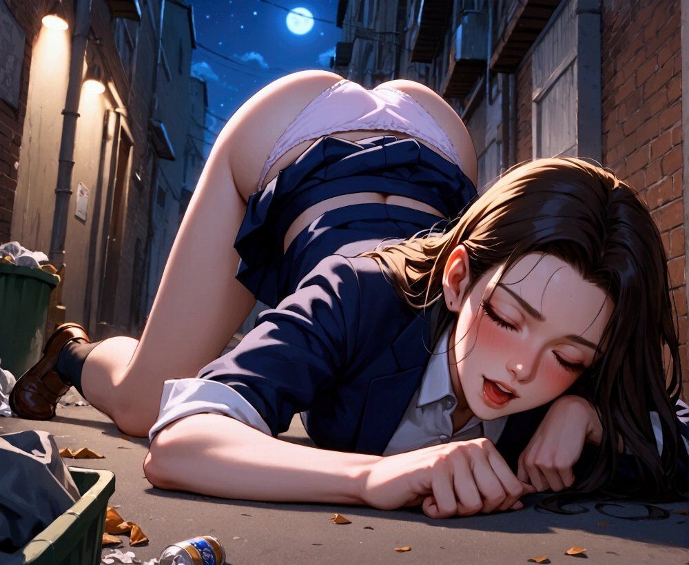 サンプル画像5:泥●OL道端四つん這いパンチラ画像集(榊原大造) [d_489059]