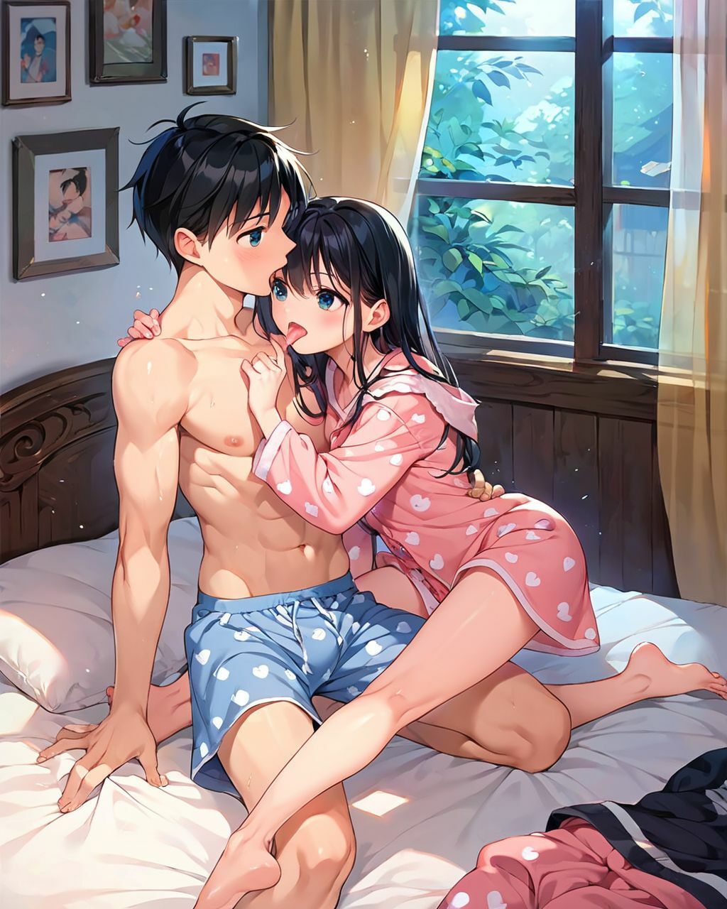 サンプル画像4:おとなしい妹の親友をハメたら敏感すぎてイカせまくりの開発生活(AI QUEEN) [d_489075]