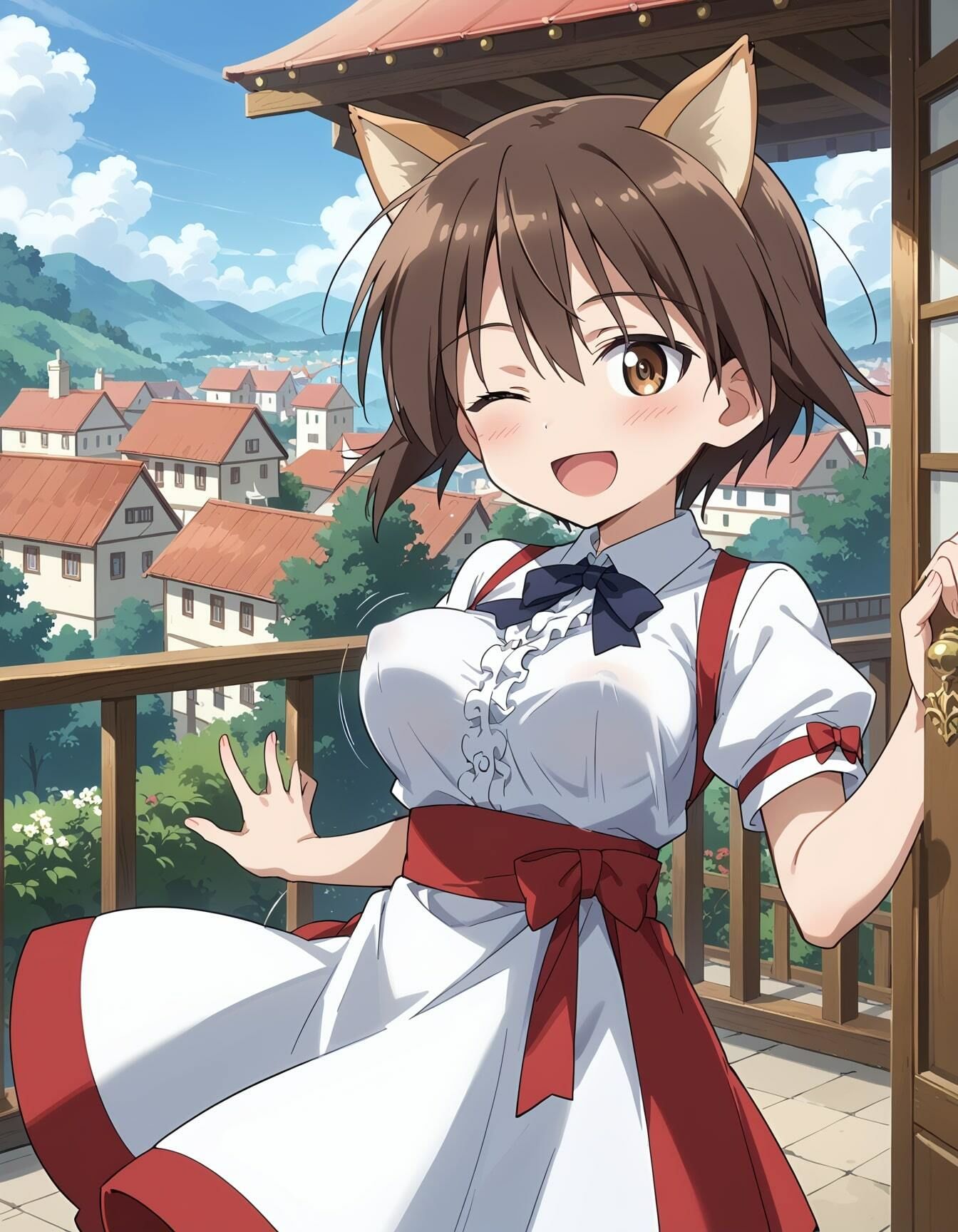 サンプル画像2:ストパンイラストエロ画像_主人公でおっぱい星人？！なよしかちゃんのエッチな画像集(エロココ！) [d_489090]