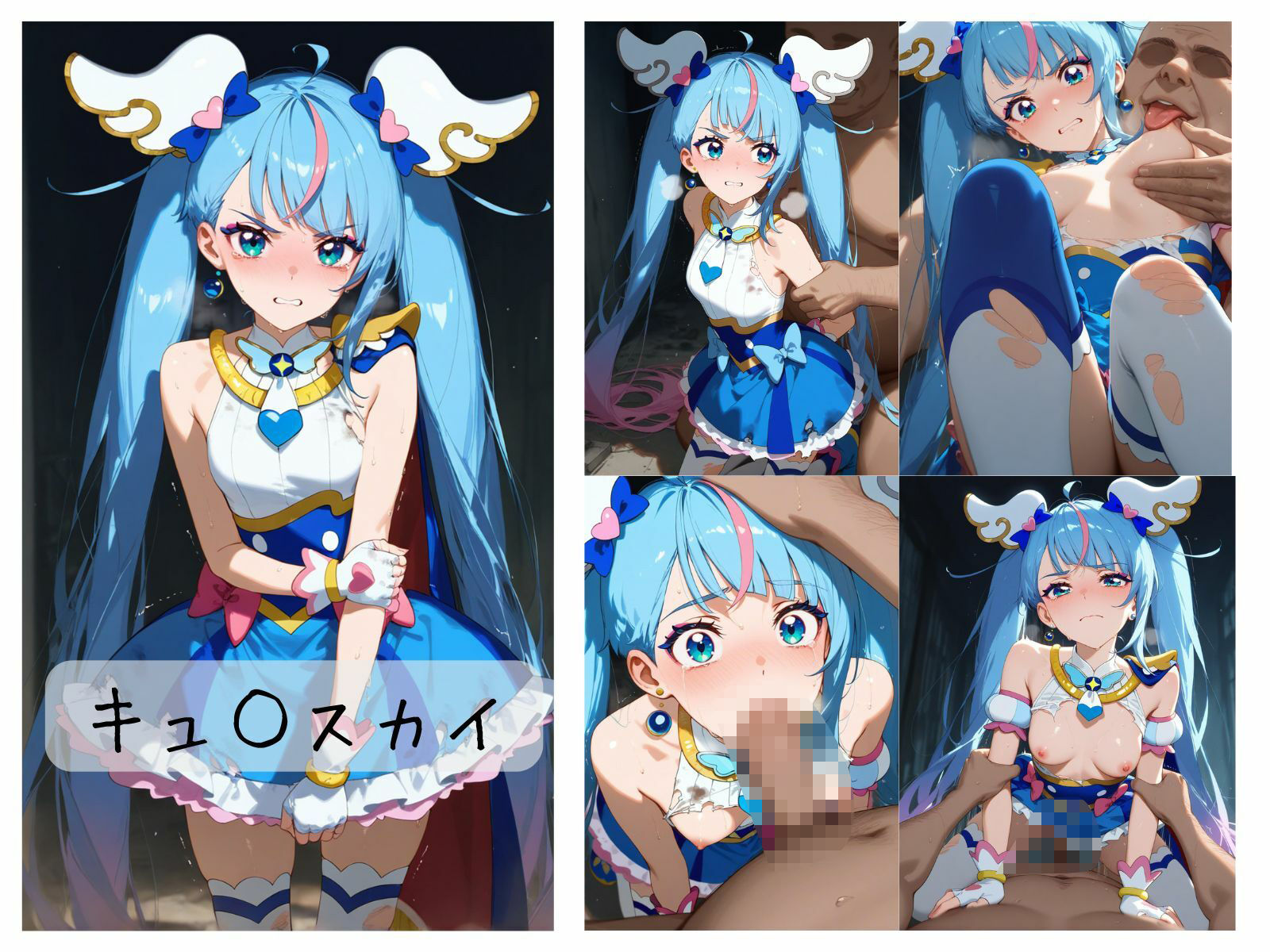 サンプル画像3:プ〇キュア敗北まとめ ひ〇がるスカイ編(memento森) [d_489103]