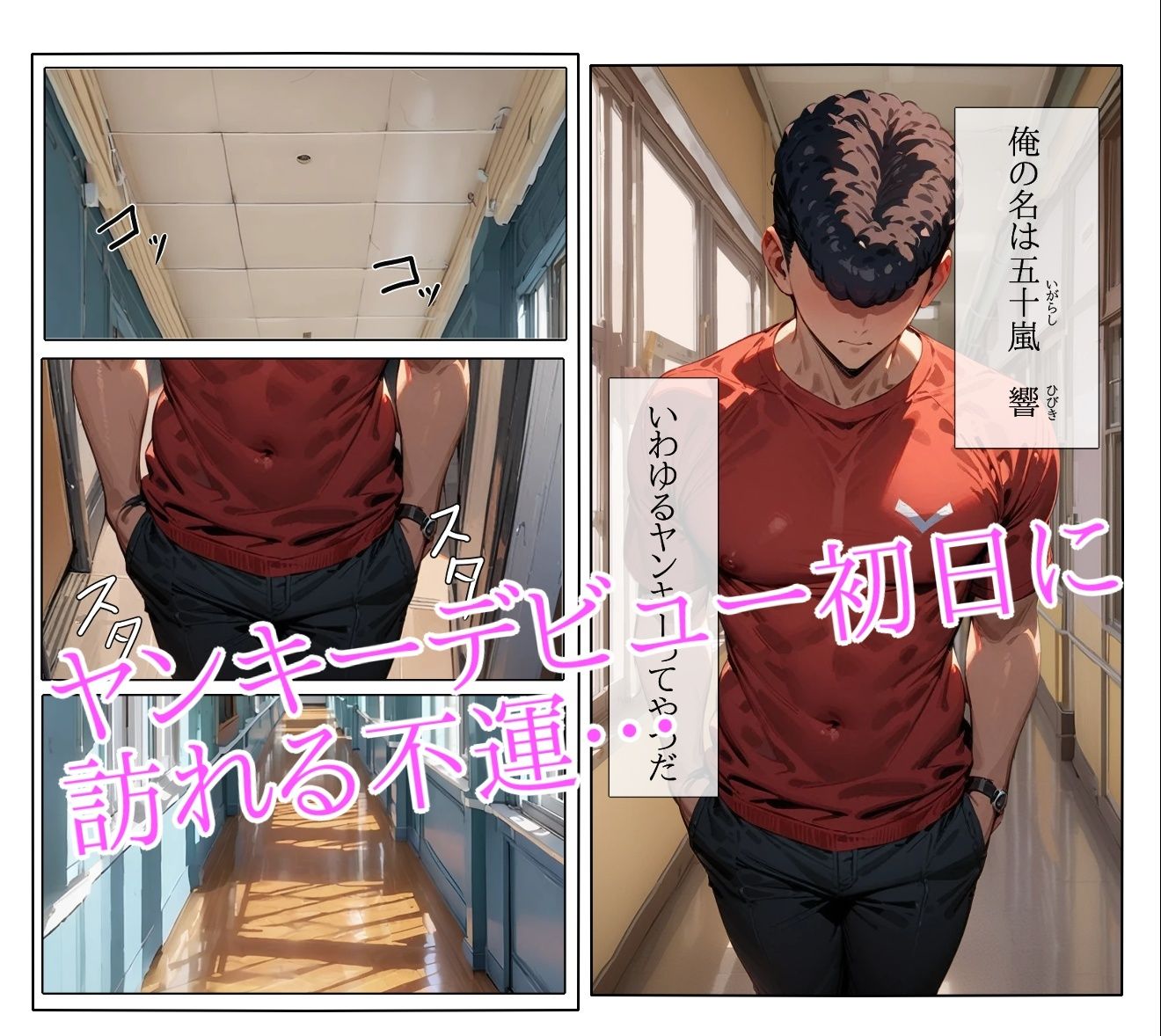 サンプル画像2:金髪ヤンキー少女の体マン指導(50パーセントスタジオ) [d_489106]