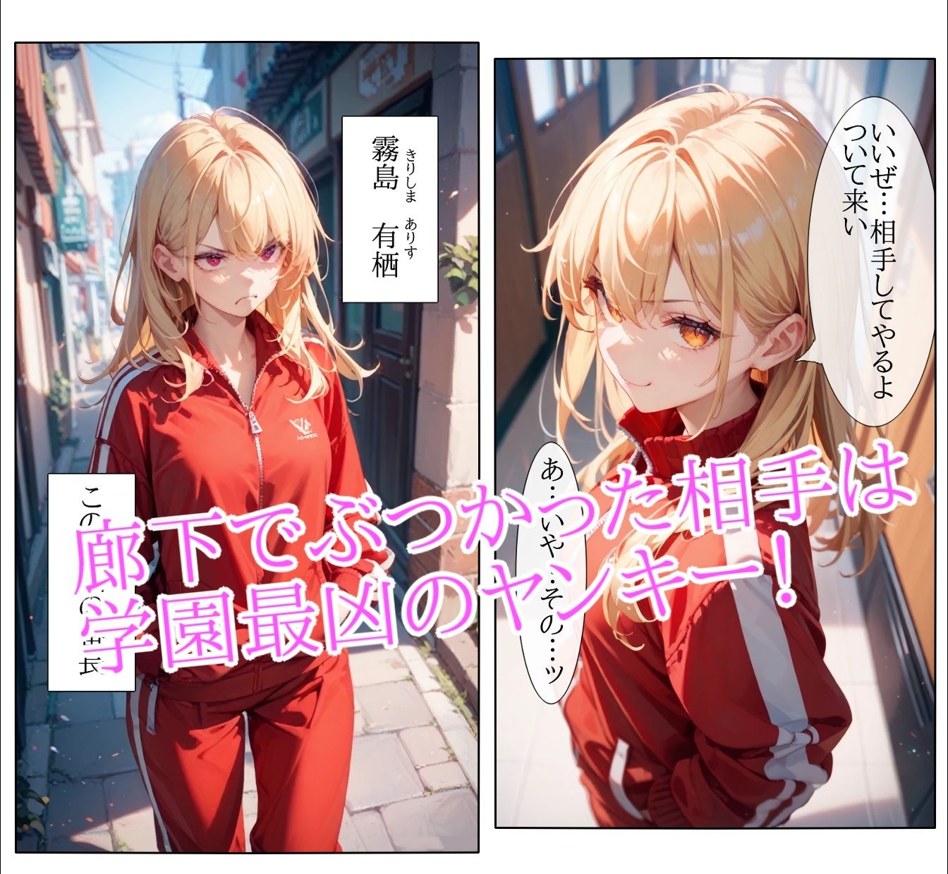 サンプル画像3:金髪ヤンキー少女の体マン指導(50パーセントスタジオ) [d_489106]