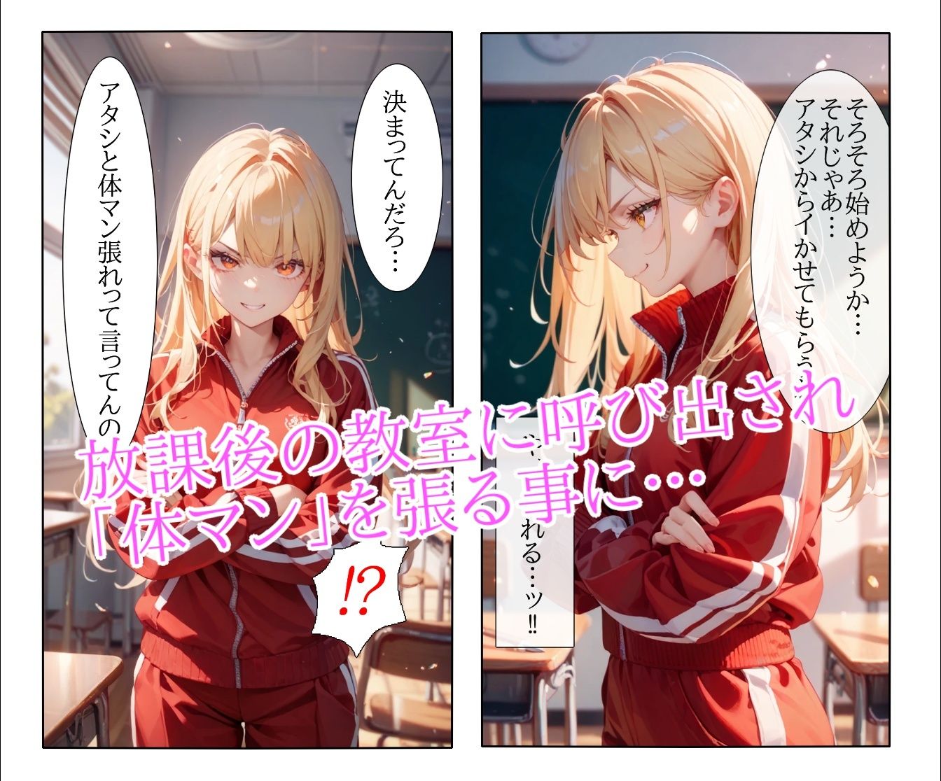 サンプル画像4:金髪ヤンキー少女の体マン指導(50パーセントスタジオ) [d_489106]