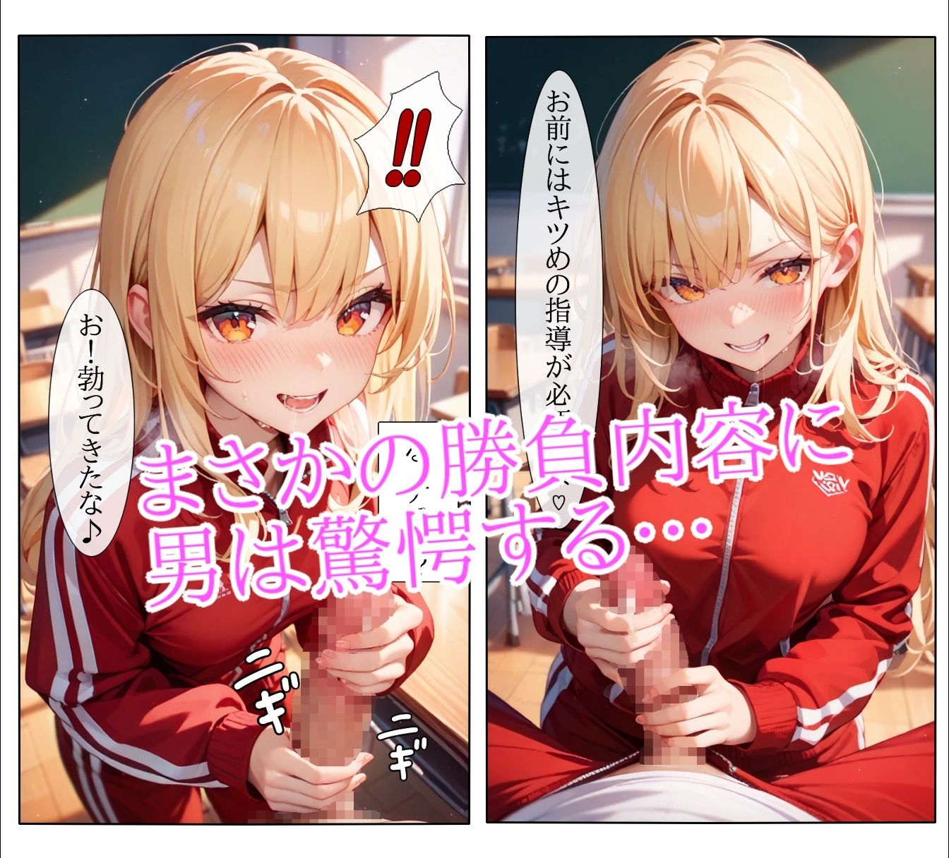 サンプル画像5:金髪ヤンキー少女の体マン指導(50パーセントスタジオ) [d_489106]