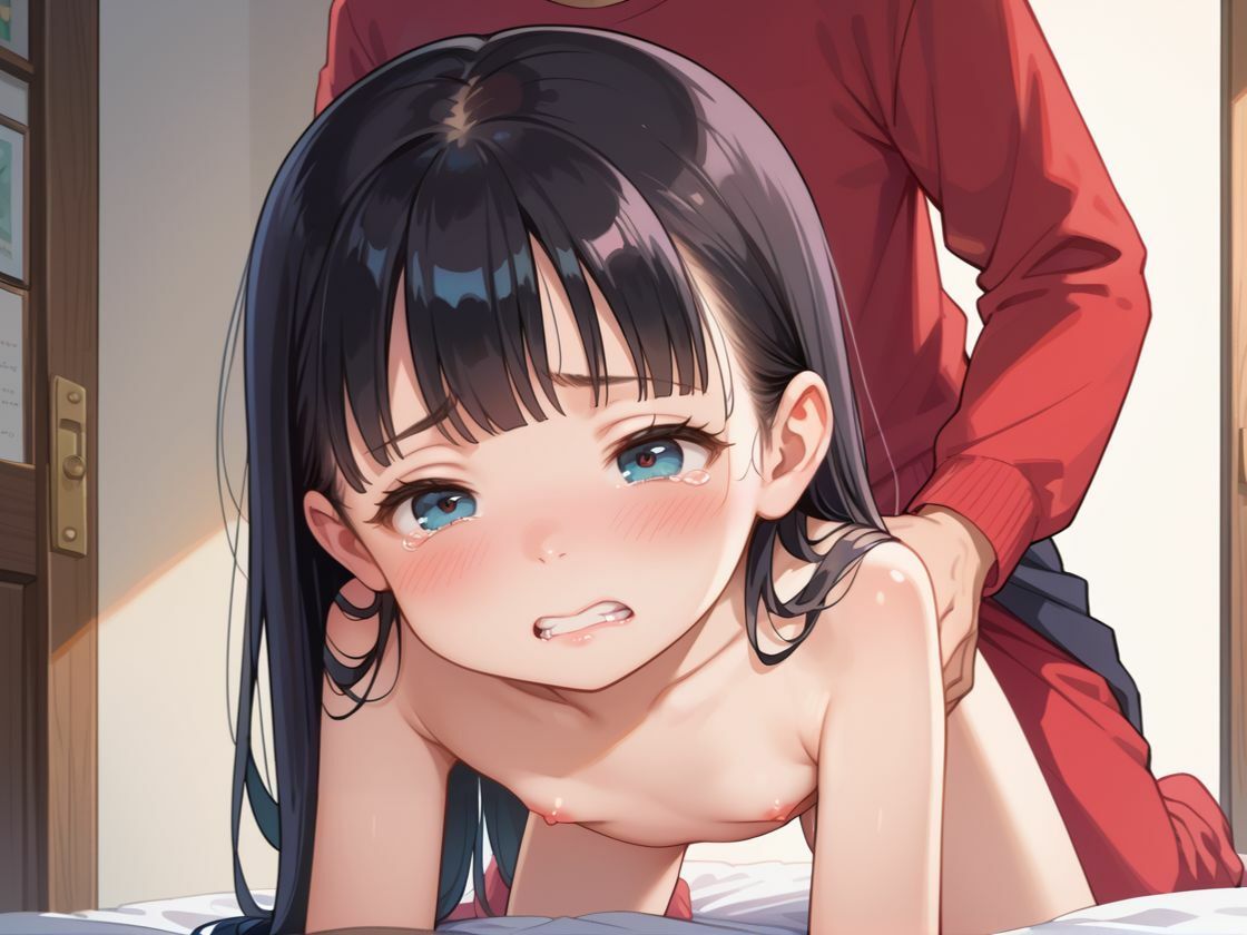 サンプル画像6:お兄ちゃん、だめっ！！抵抗できない妹を無理やり犯し放題(クリまんじゅう) [d_489117]