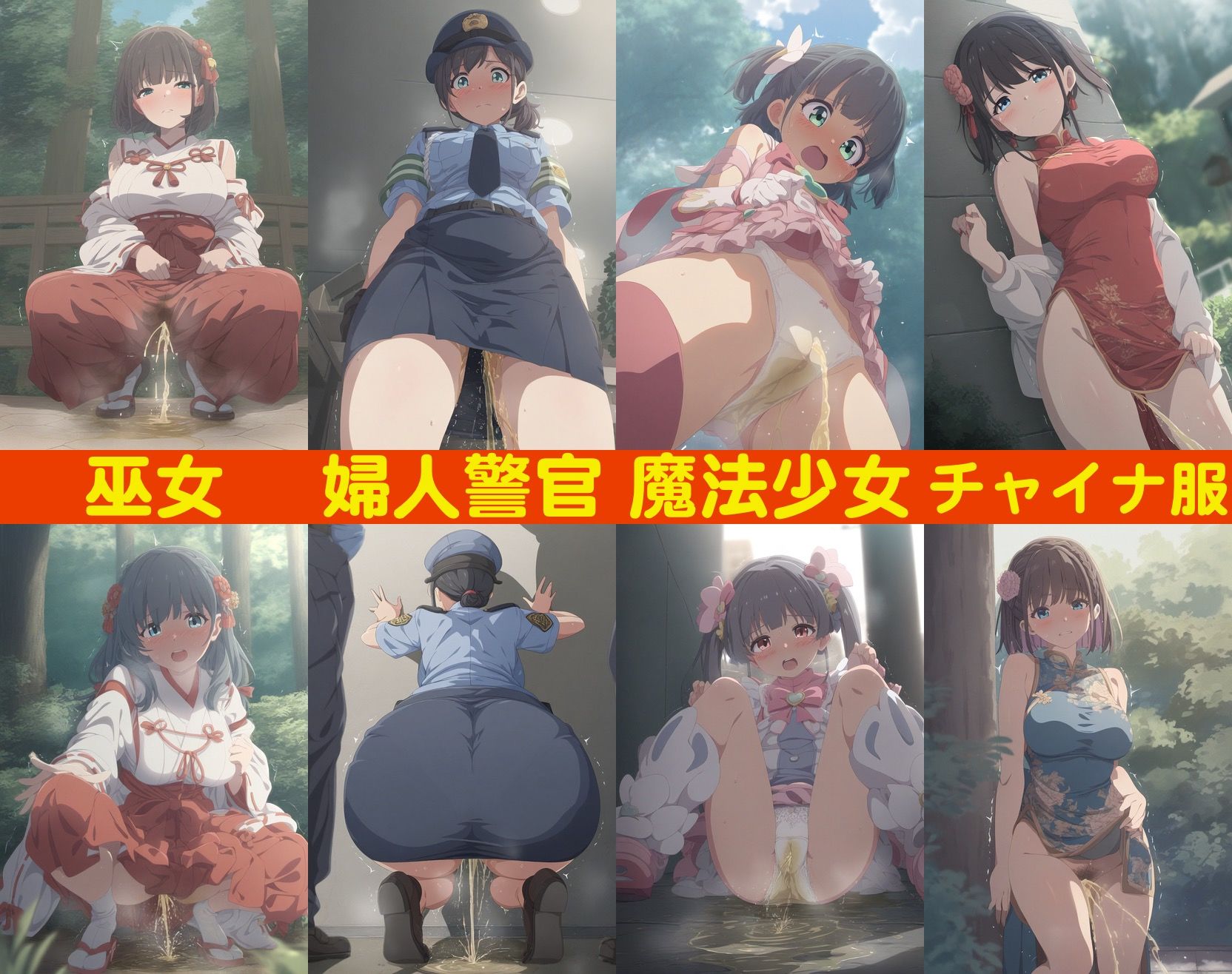 サンプル画像1:失禁・おもらし・放尿・おしっこ【500枚】(おっくん) [d_489130]