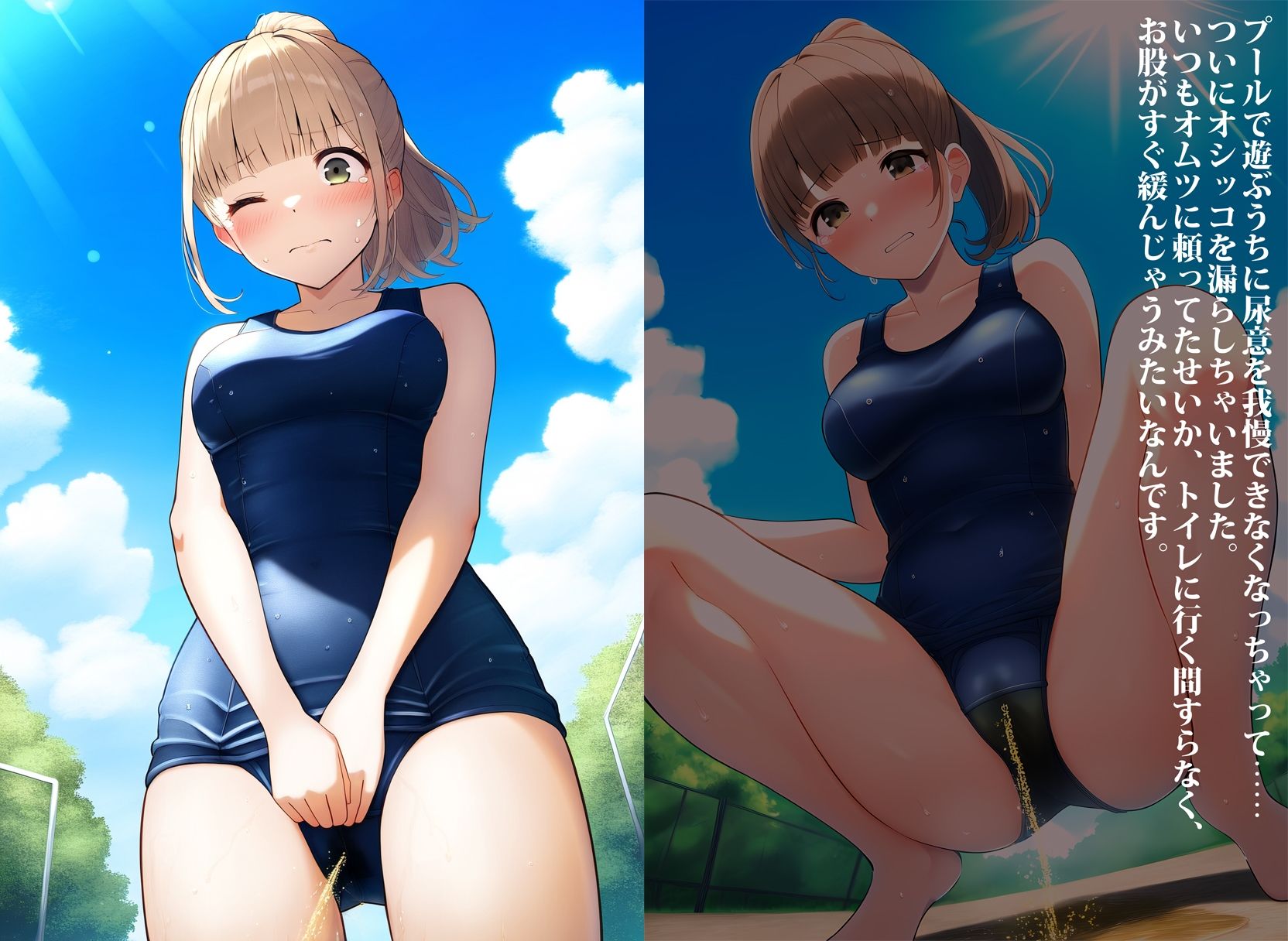 保母さんなのにオムツ穿いてる〜！