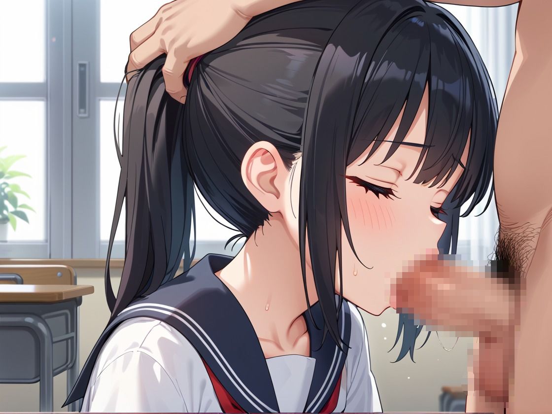 サンプル画像2:隠れドM女子校生をクラスの男子がオ◯ホにした件(タオぱいぱい) [d_489227]