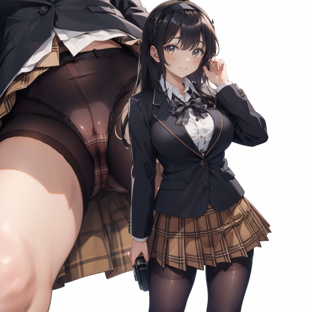 サンプル画像1:清楚系小悪魔女子の制服盗撮アングル(おパンツ専門店) [d_489242]