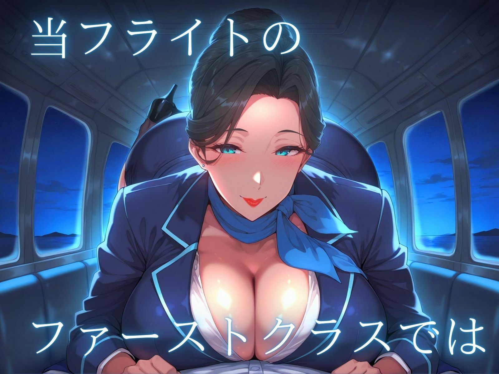 サンプル画像2:ANALファーストクラス  お空でビンビン極上ルームサービス(シコリーな) [d_489245]