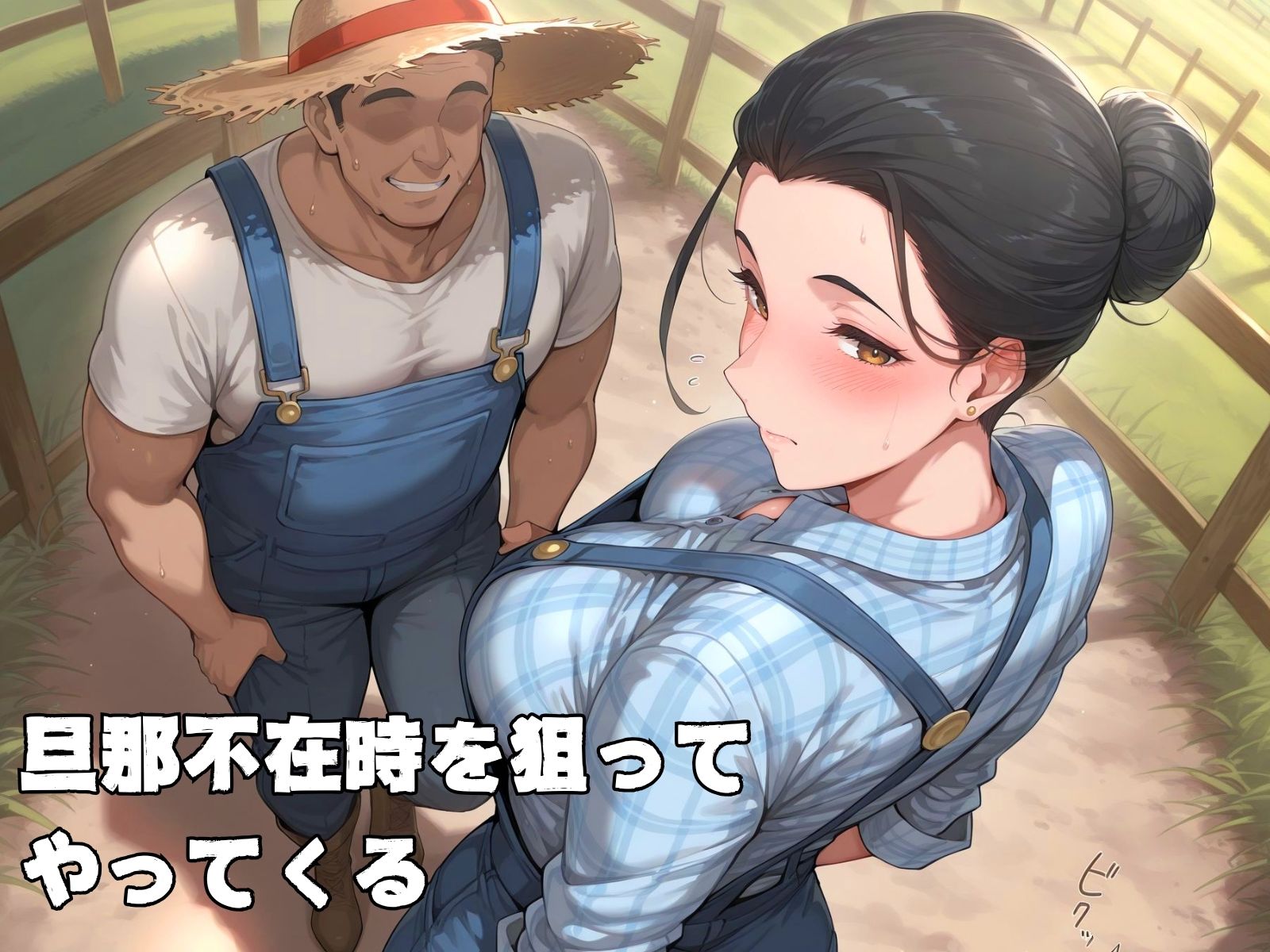 サンプル画像2:稲穂とチ◯ポでデカ尻若妻を耕す 〜田舎農家に嫁いだら毎日レ●プされた〜(シコリーな) [d_489248]