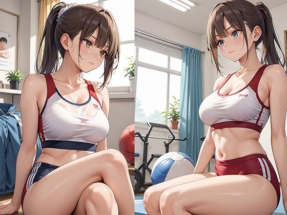 サンプル画像1:憧れの陸上部の先輩にSEXの指導をお願いした(マジカルきなこ) [d_489312]