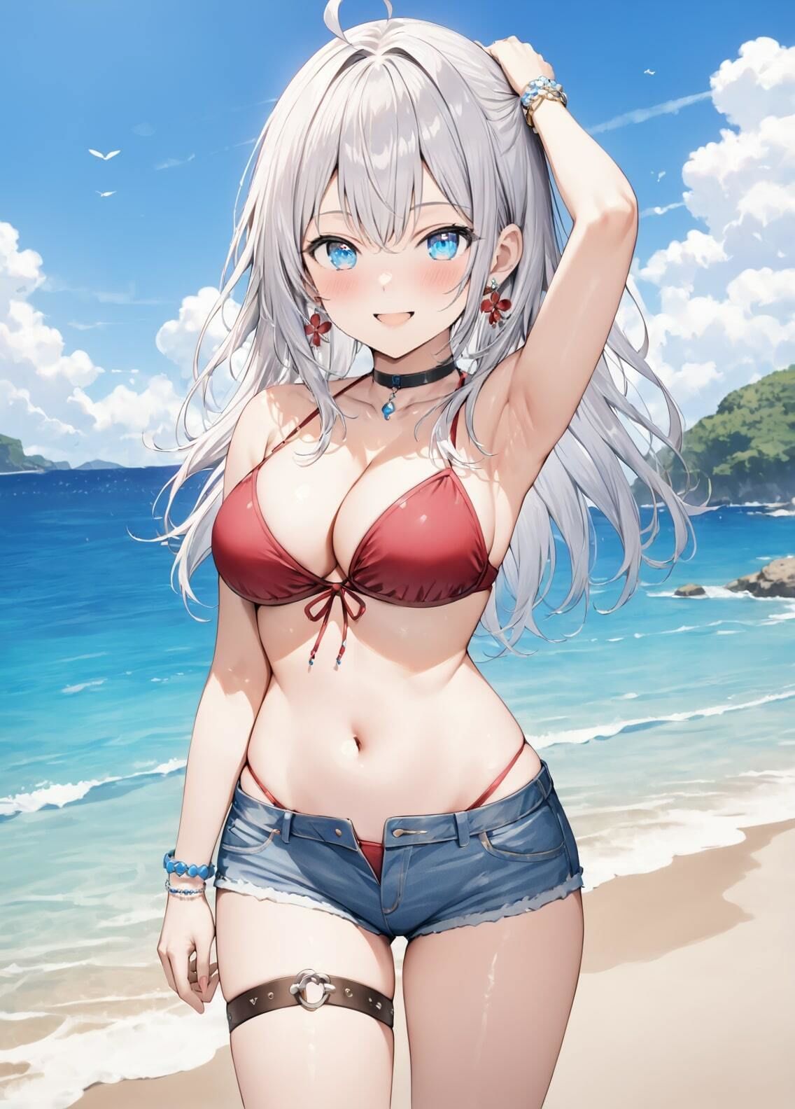 サンプル画像1:「時々ボソッとロシア語でデレる隣のアーリャさん」アリサ・ミハイロヴナ・九条セクシー写真集3（全500枚）(人の海) [d_489329]