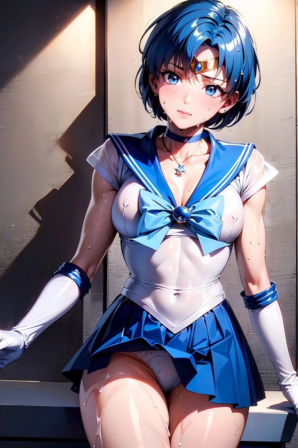 サンプル画像1:セーラーマー〇ュリー(きたあかりアート) [d_489334]