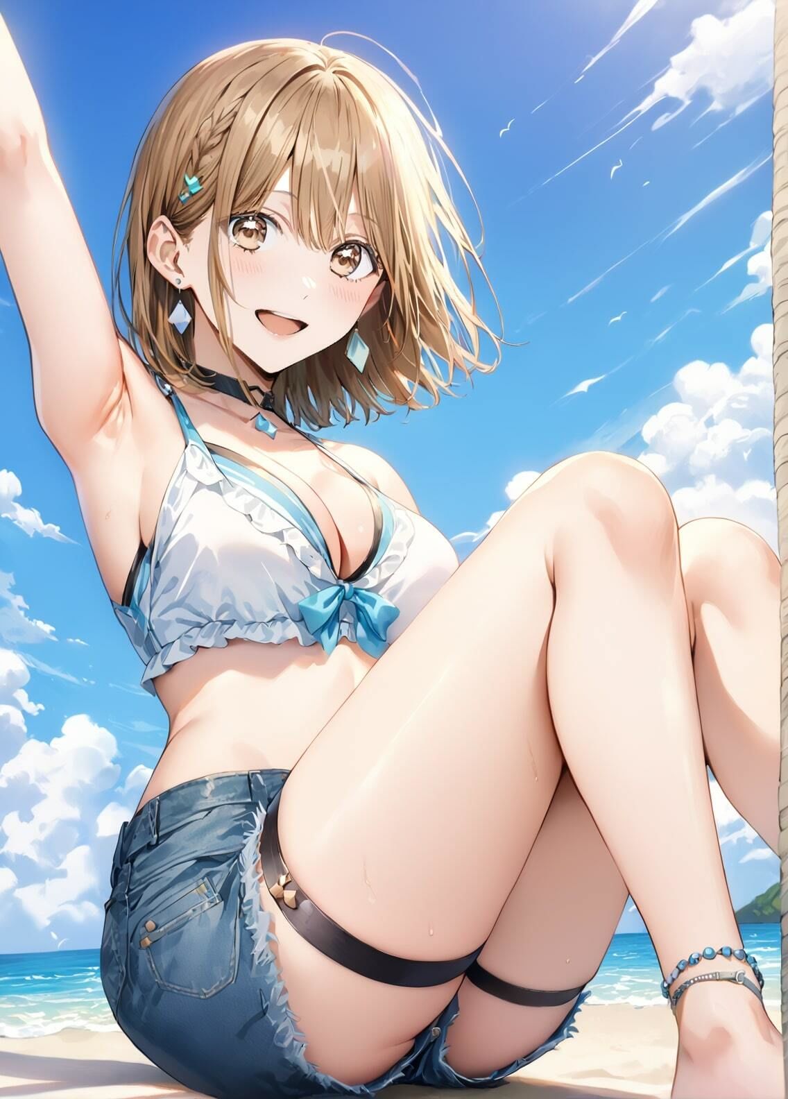 サンプル画像1:「アオのハコ」鹿野千夏セクシー写真集3（全500枚）(人の海) [d_489366]