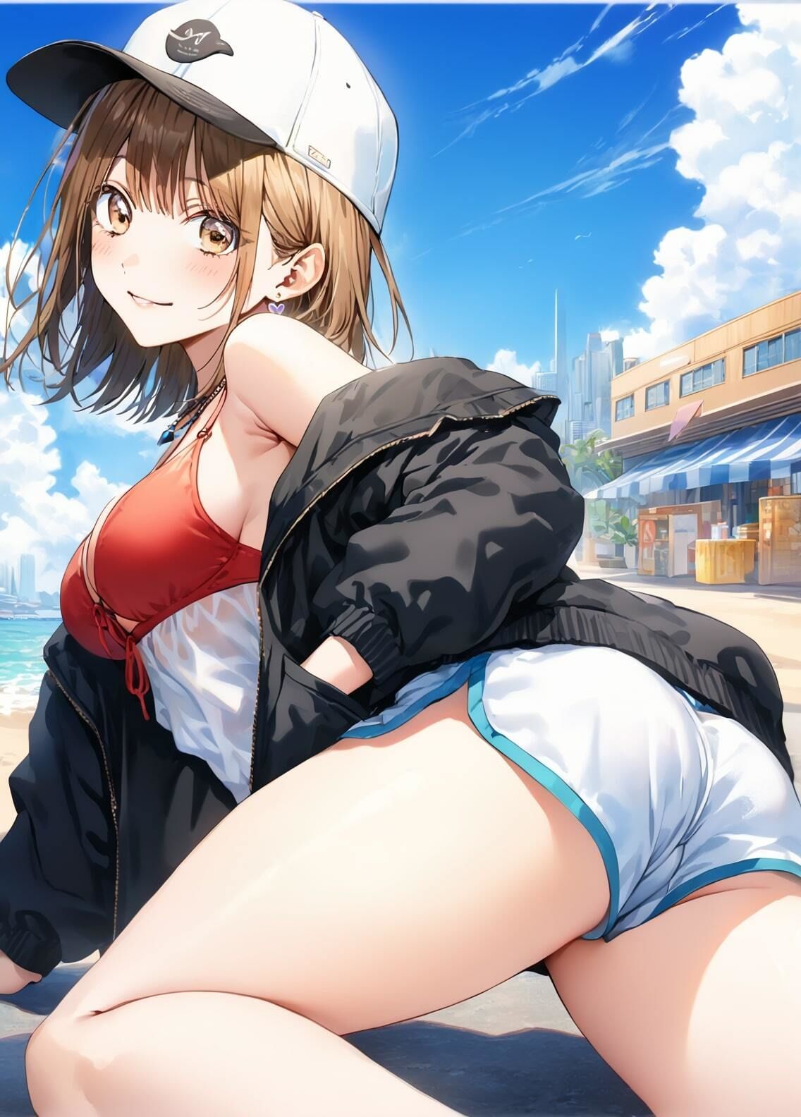 サンプル画像2:「アオのハコ」鹿野千夏セクシー写真集3（全500枚）(人の海) [d_489366]