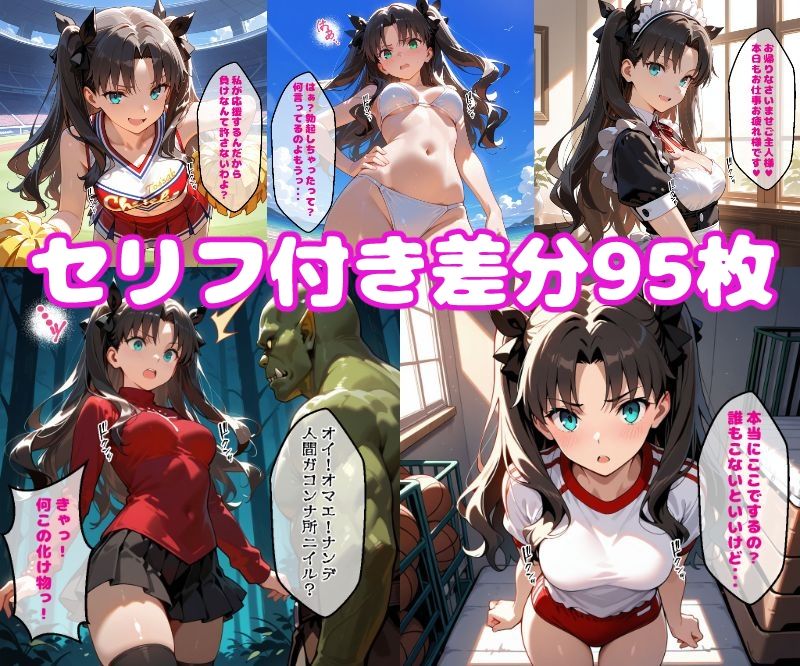 サンプル画像1:遠〇凛えっち【セリフ付き】(ぽこぽぽ) [d_489367]