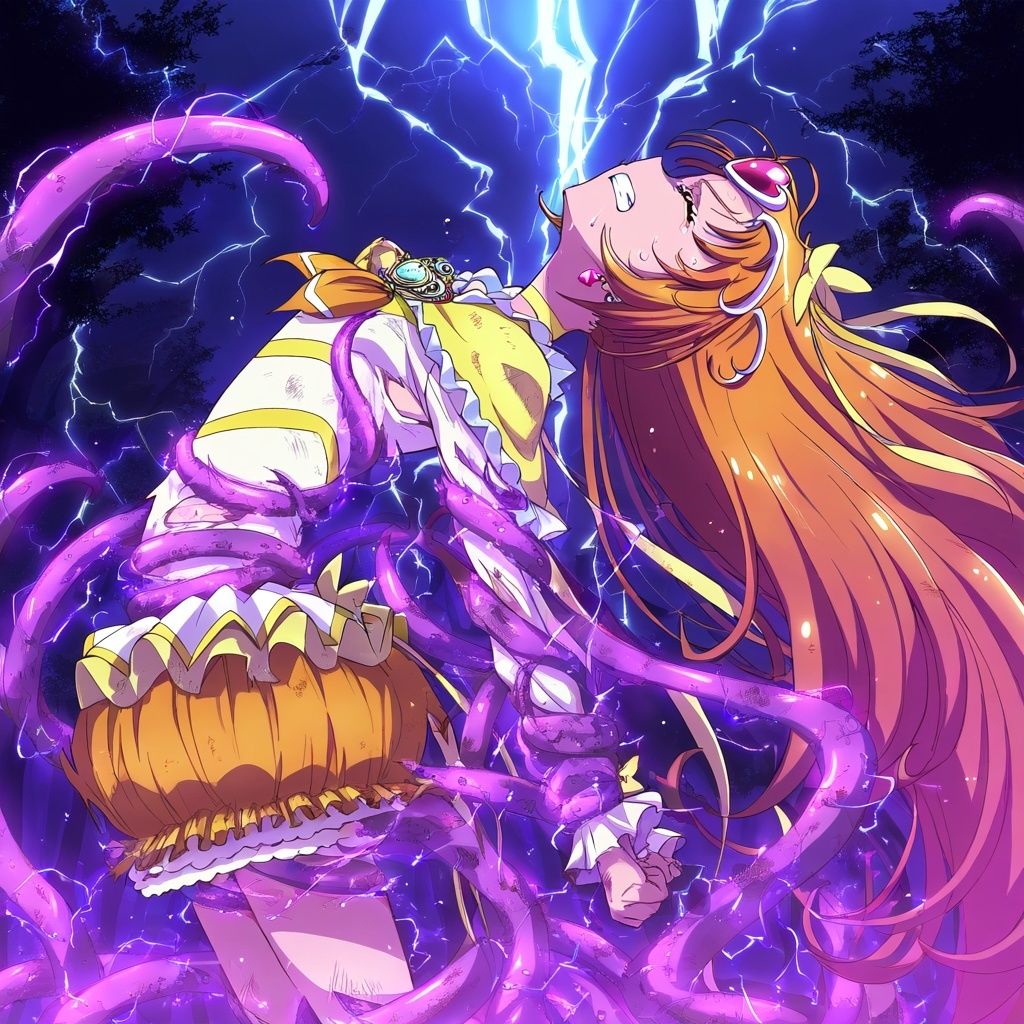 サンプル画像2:キュアミューズ/調辺アコの触手責め・電気責め(暁月) [d_489443]