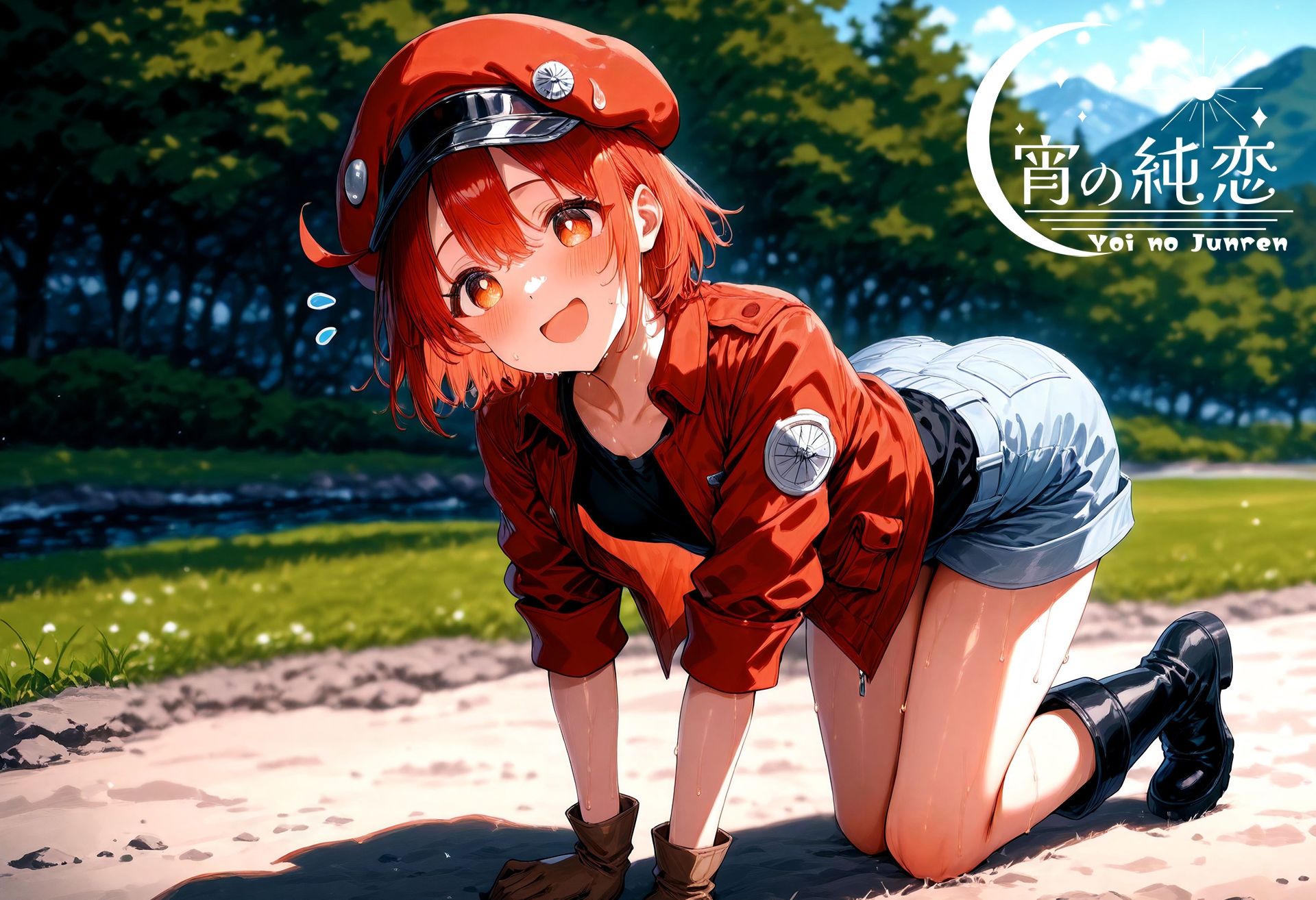 サンプル画像1:赤血球ちゃんの休日！vol.2(羊のシープ) [d_489535]