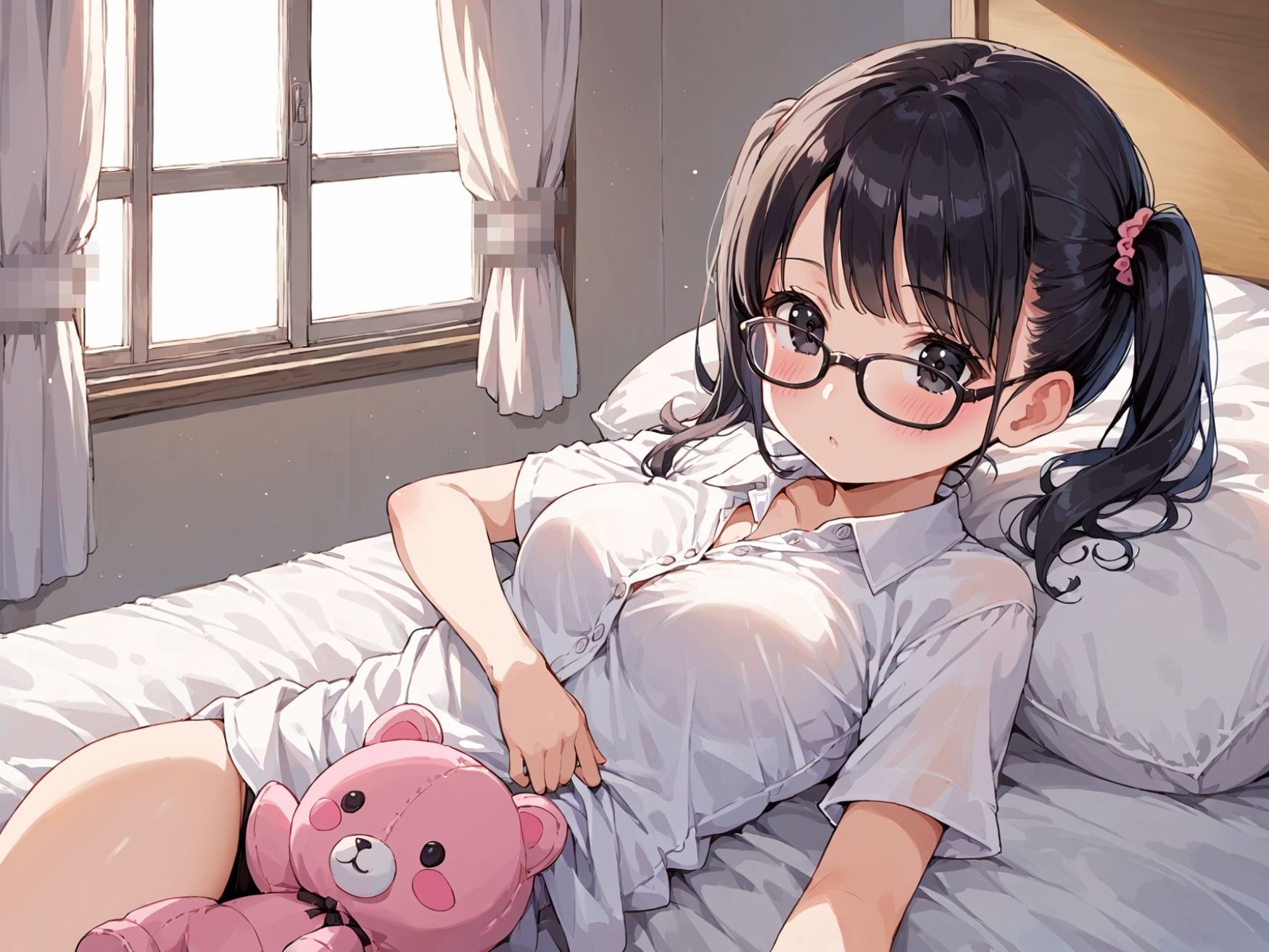 サンプル画像2:優等生の生徒が巨乳で教師を誘惑(ろりっ子暮らし) [d_489547]