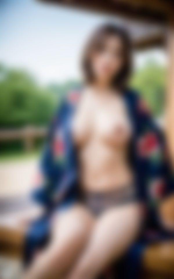 サンプル画像2:【おいらんコスプレ】義母の乳出しショット137発(近親美女クラブ) [d_489569]