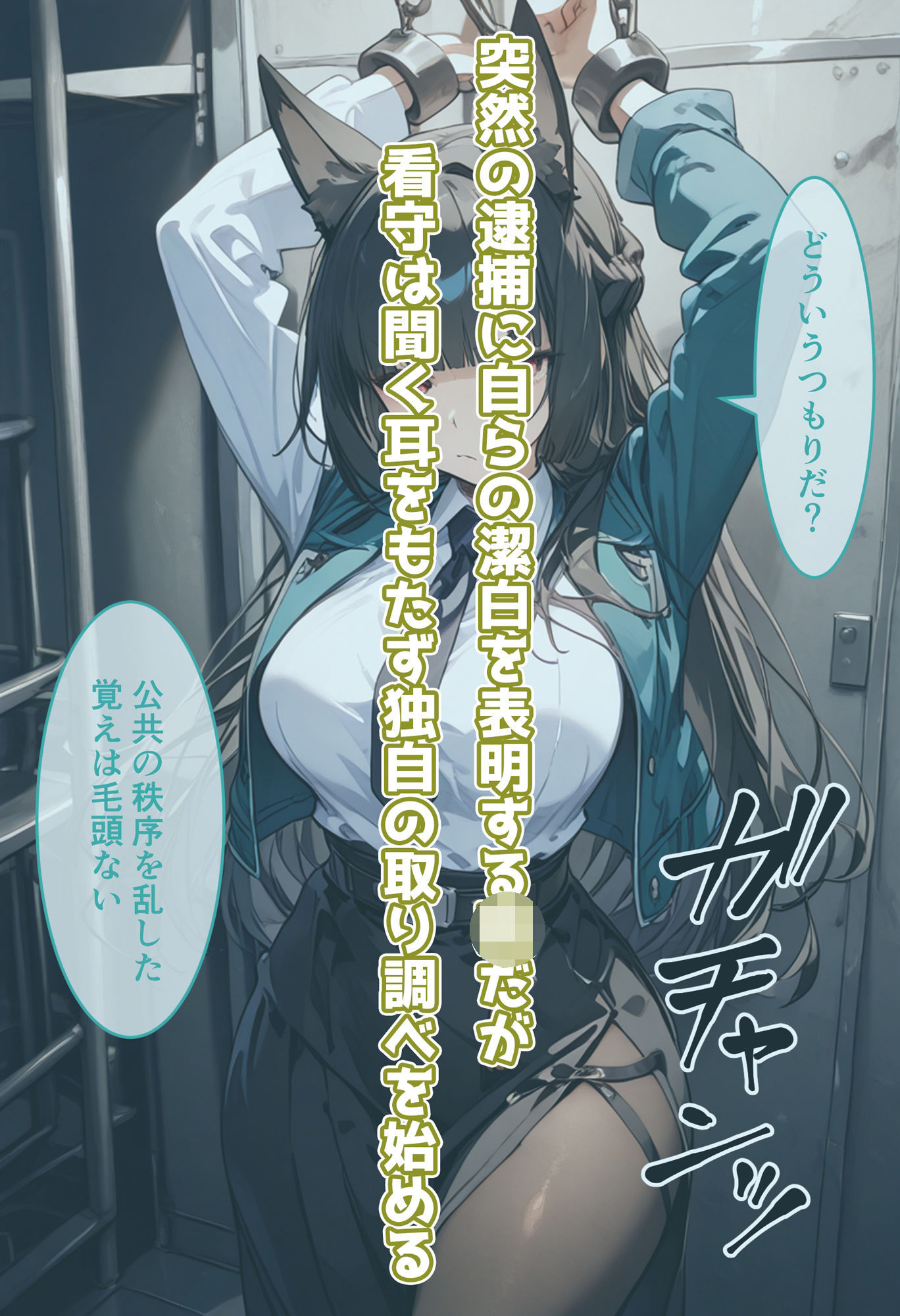 サンプル画像1:星見雅のいちばん長い日〜不当逮捕で看守ちんぽに穢された名家のクール女剣士〜(わたあめ重工) [d_489585]