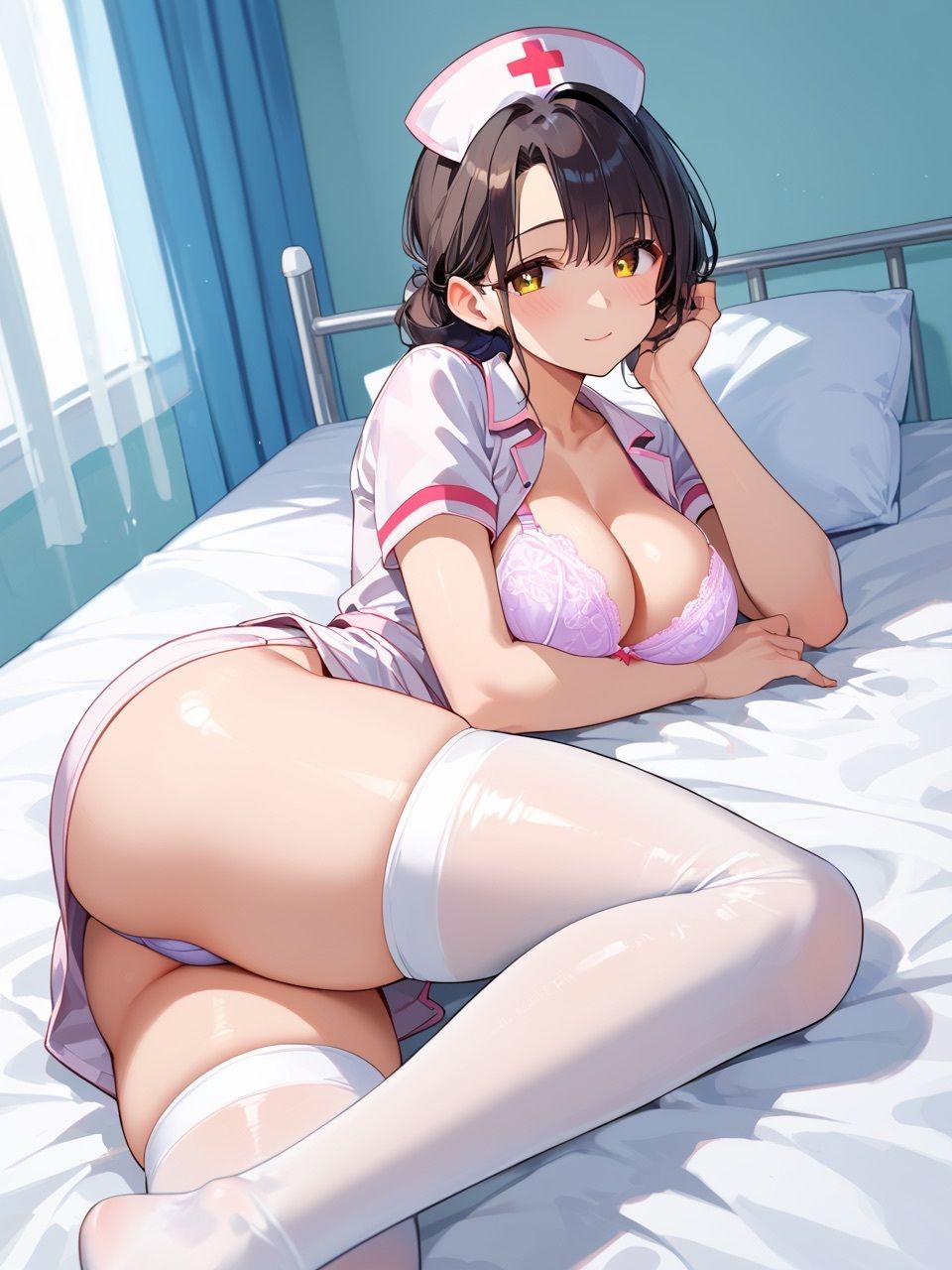 サンプル画像6:巨乳ナースNTR 調教性指導(ハーレムナイト) [d_489611]