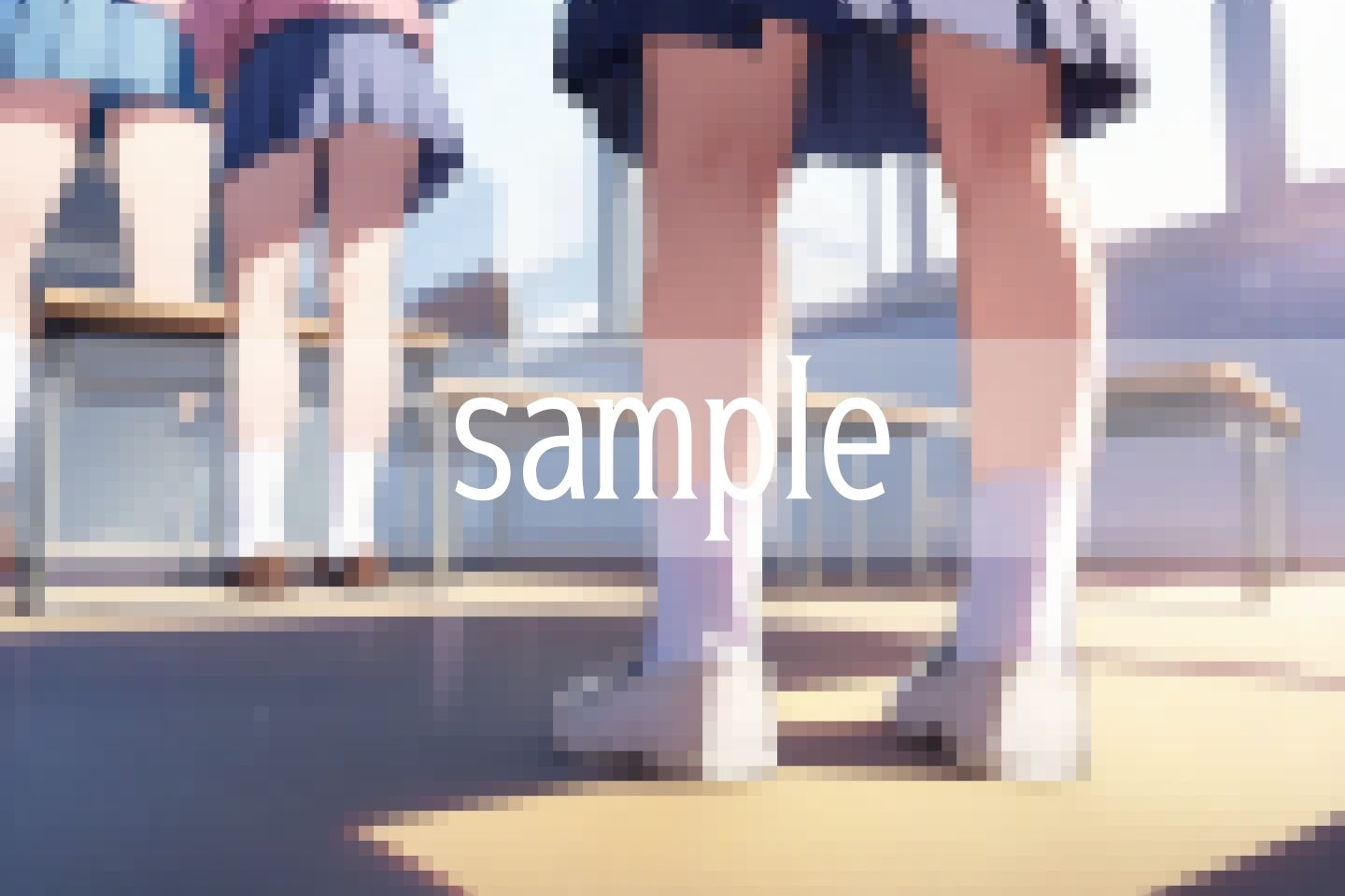 サンプル画像6:床になりたい…なぜかって？パンツが見たいから(びんびんtime) [d_489629]