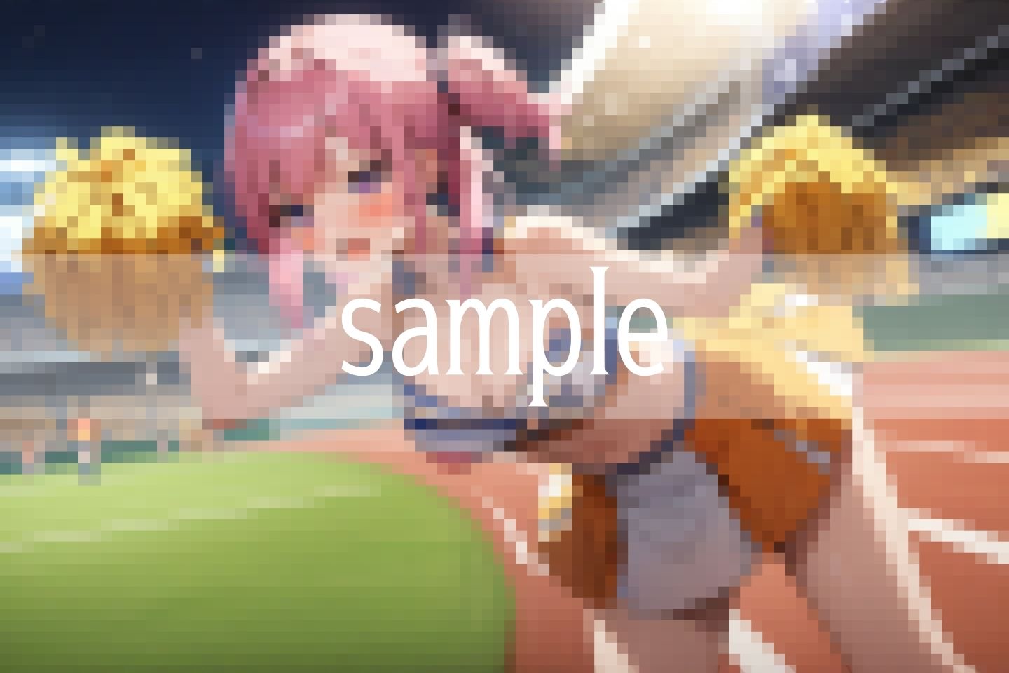 サンプル画像4:応援…勇気あれば…おっぱいも出せるよ！(ぬっきたいむ) [d_489641]