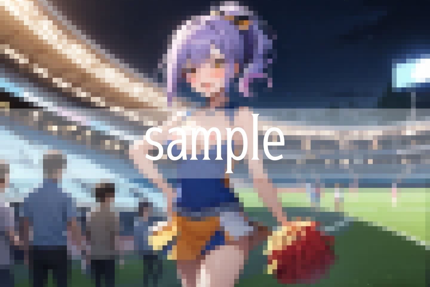 サンプル画像6:応援…勇気あれば…おっぱいも出せるよ！(ぬっきたいむ) [d_489641]