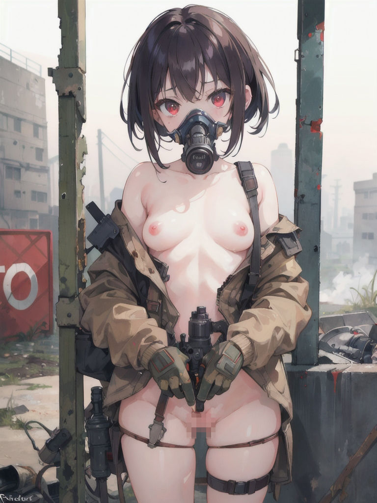 サンプル画像3:裸ガスマスクの少女 ☆472枚 収録☆(束縛天使) [d_489643]