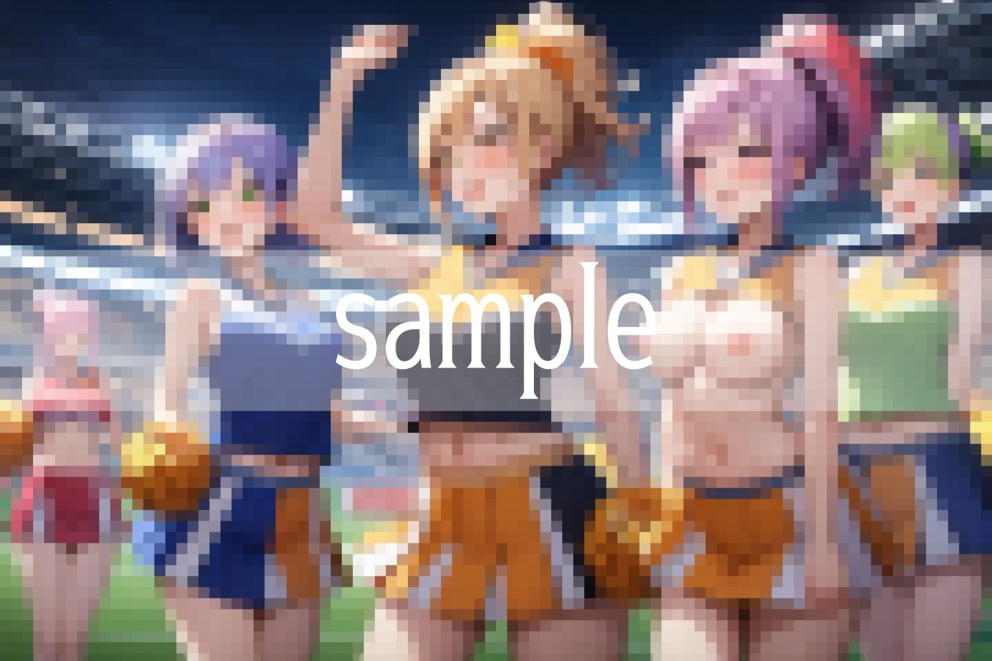 サンプル画像1:応援Lv99…おっぱいで勇気を元気を…！(ぬっきたいむ) [d_489645]