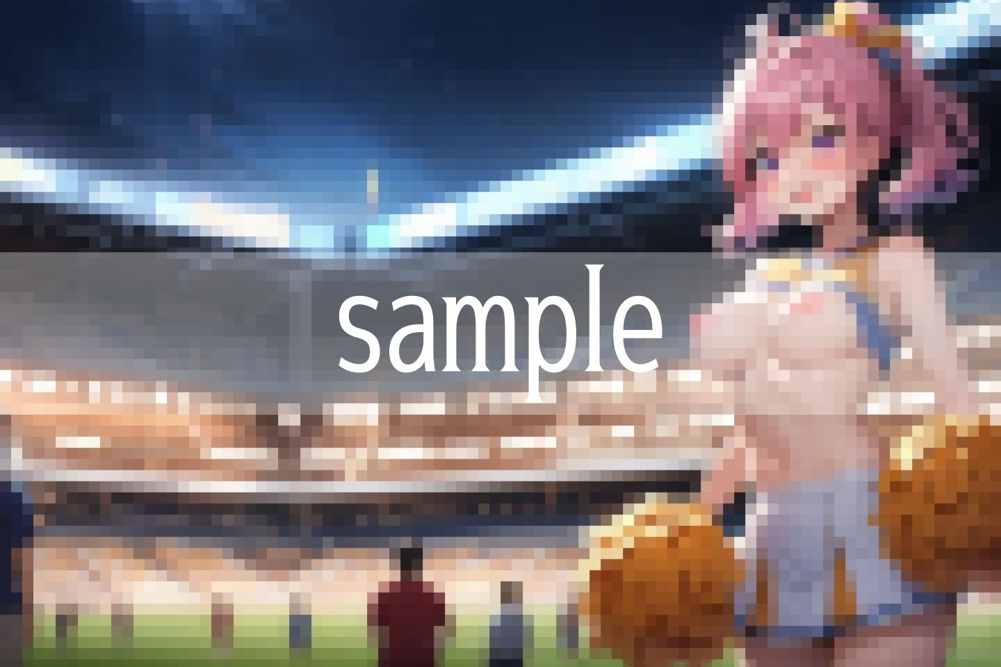 サンプル画像6:お兄ちゃん！！！チアの妹がポロリで駆けつける(ぴんぴんの時間) [d_489649]