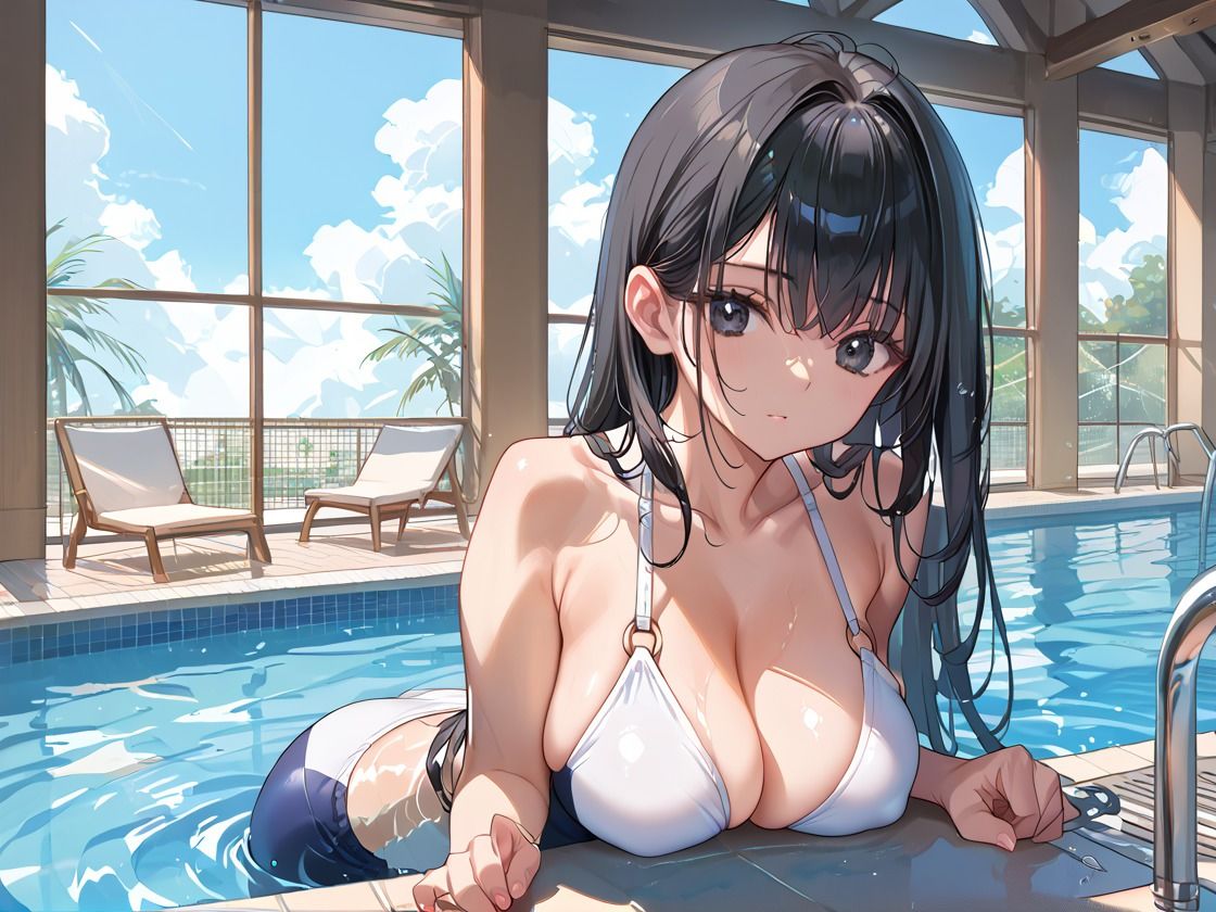 サンプル画像1:ムチムチな競泳水着に食い込み中ハメ(千石まのん) [d_489650]