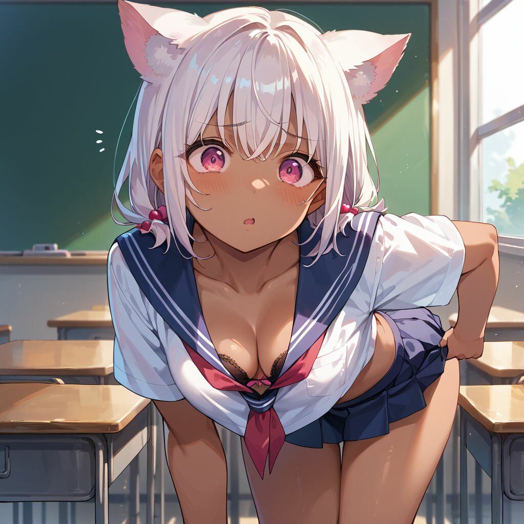 サンプル画像2:けもみみ学園発情期(ふぇっちずむ) [d_489661]