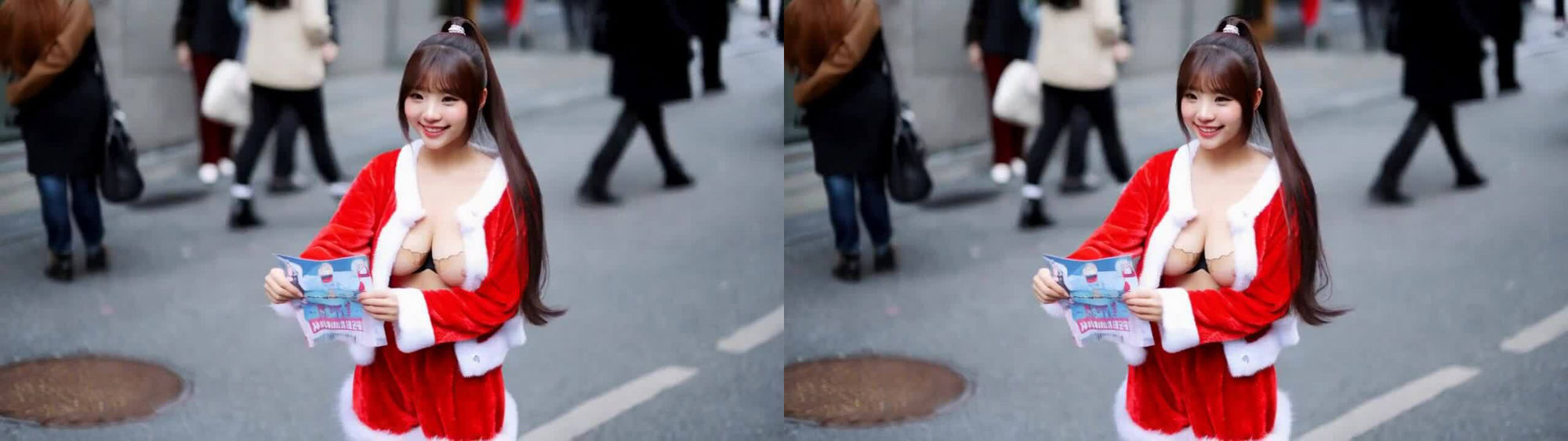 サンプル画像2:厳選！！【自然な視力回復法！ 】3D x VR AI エロ動画 〜街角の誘惑サンタガール 甘い声で誘われて〜(ゆるふわ☆乙女の楽園) [d_489710]