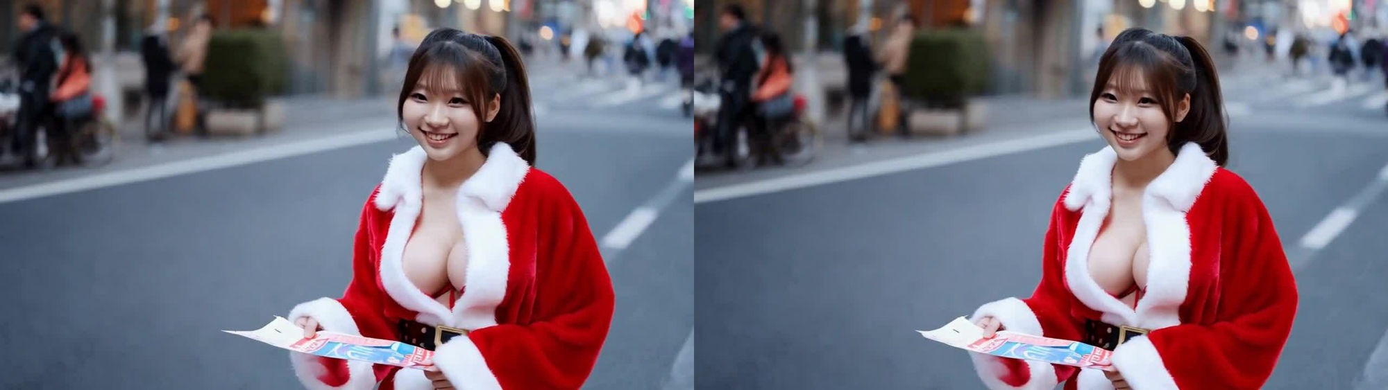 サンプル画像3:厳選！！【自然な視力回復法！ 】3D x VR AI エロ動画 〜街角の誘惑サンタガール 甘い声で誘われて〜(ゆるふわ☆乙女の楽園) [d_489710]