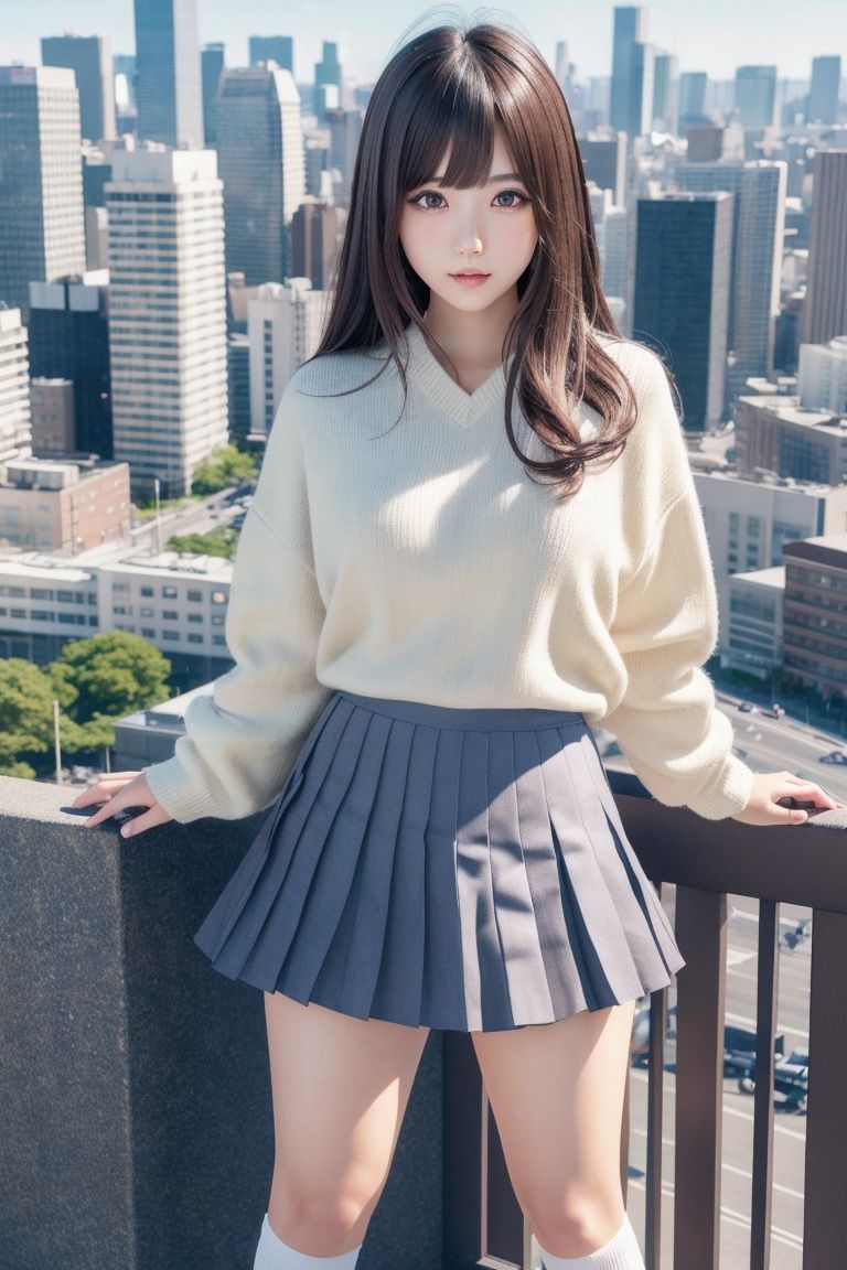 サンプル画像2:AI美女写真集「街角美女」vol.2(駄馬) [d_489892]