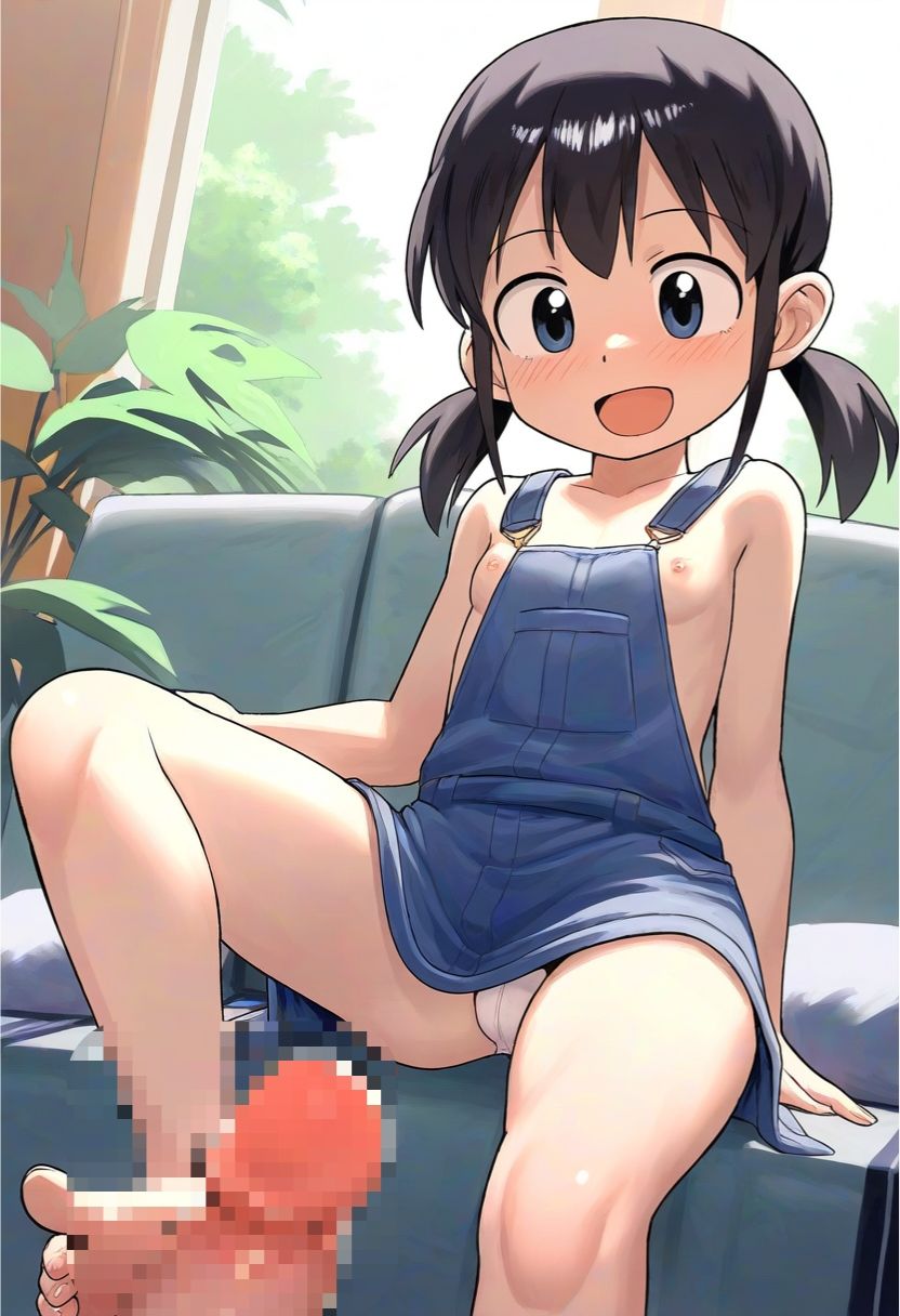 サンプル画像1:少女と変態おじさんのごっこ遊び【エロCG画像集】(巨乳ハーレム) [d_489934]