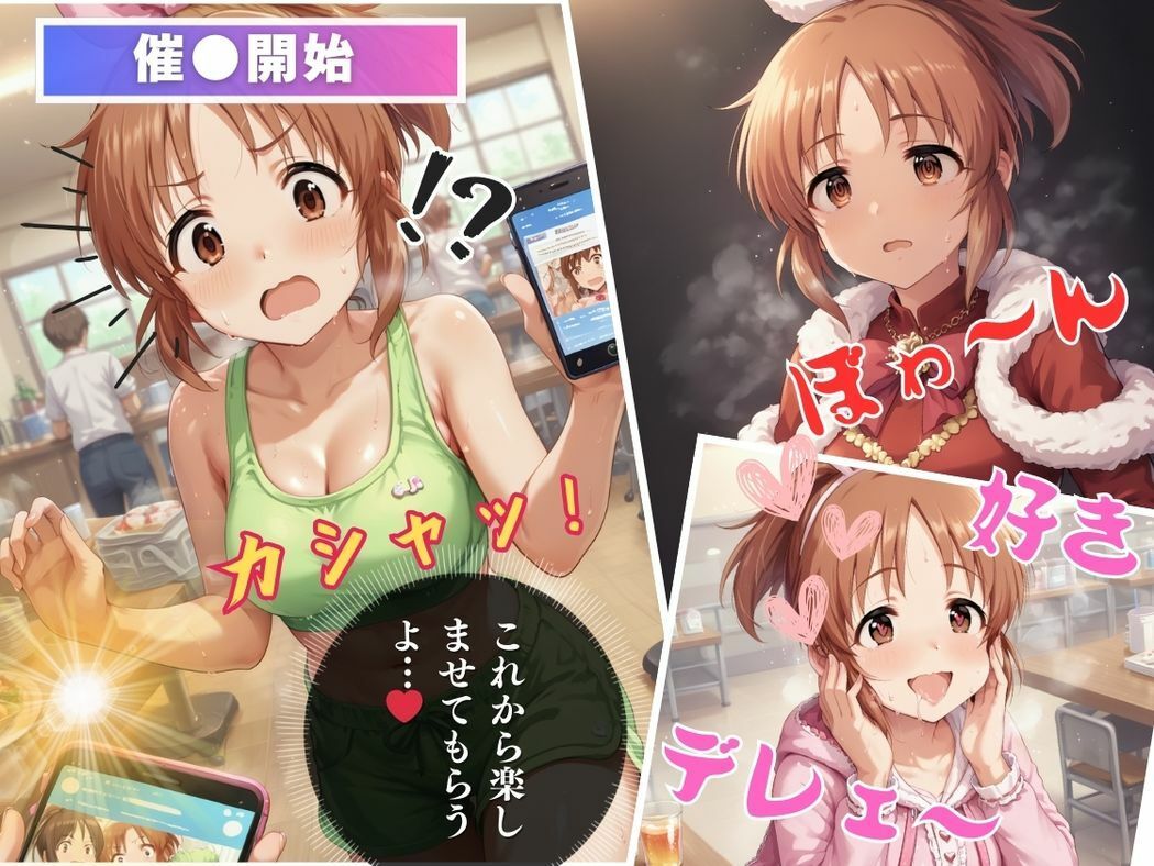 サンプル画像6:ウサギとオジサンの不思議な恋(推しのアイドル種付け日記) [d_489992]