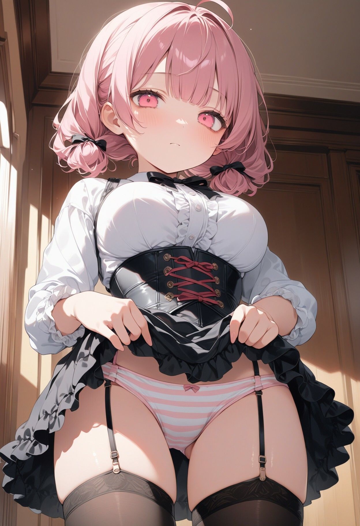 サンプル画像4:ゴスロリパンチラ写真集(AI天獄) [d_490027]